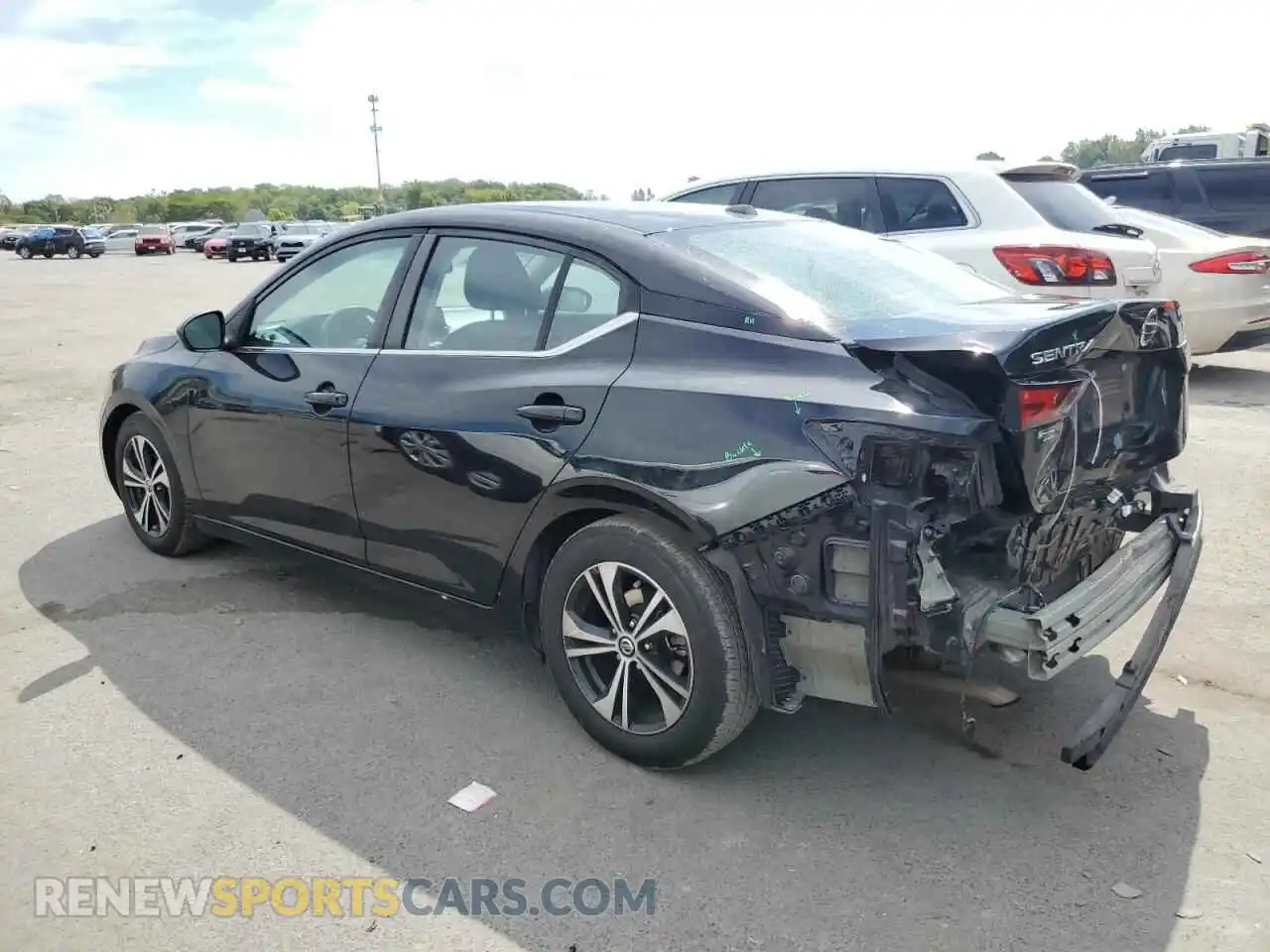 2 Photograph of a damaged car 3N1AB8CV2MY262914 NISSAN SENTRA 2021
