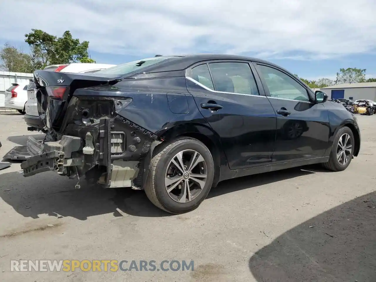 3 Photograph of a damaged car 3N1AB8CV2MY262914 NISSAN SENTRA 2021