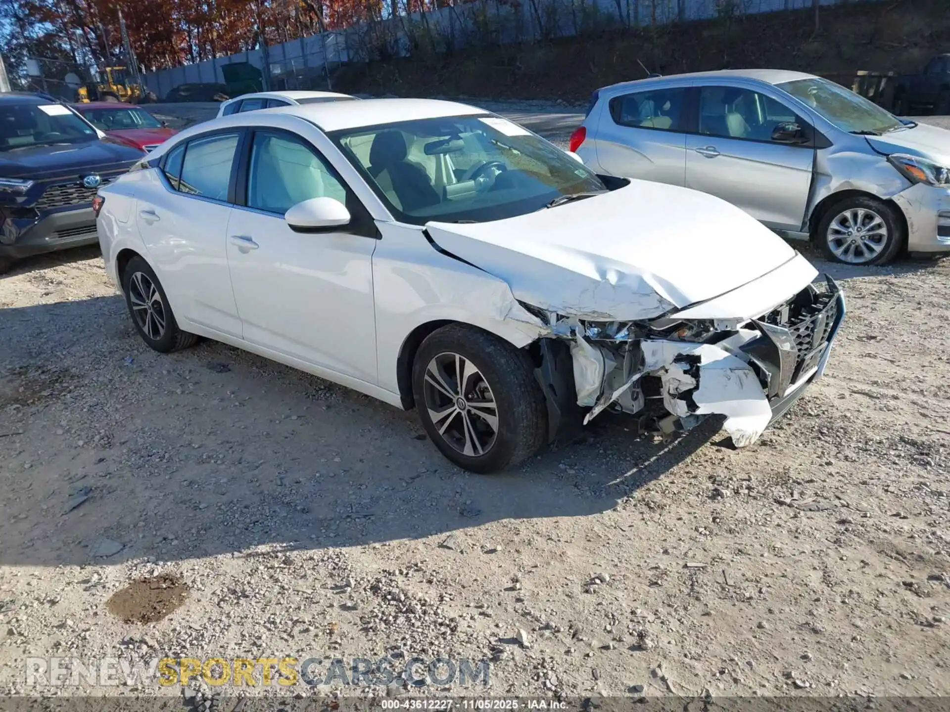 1 Photograph of a damaged car 3N1AB8CV2MY263321 NISSAN SENTRA 2021