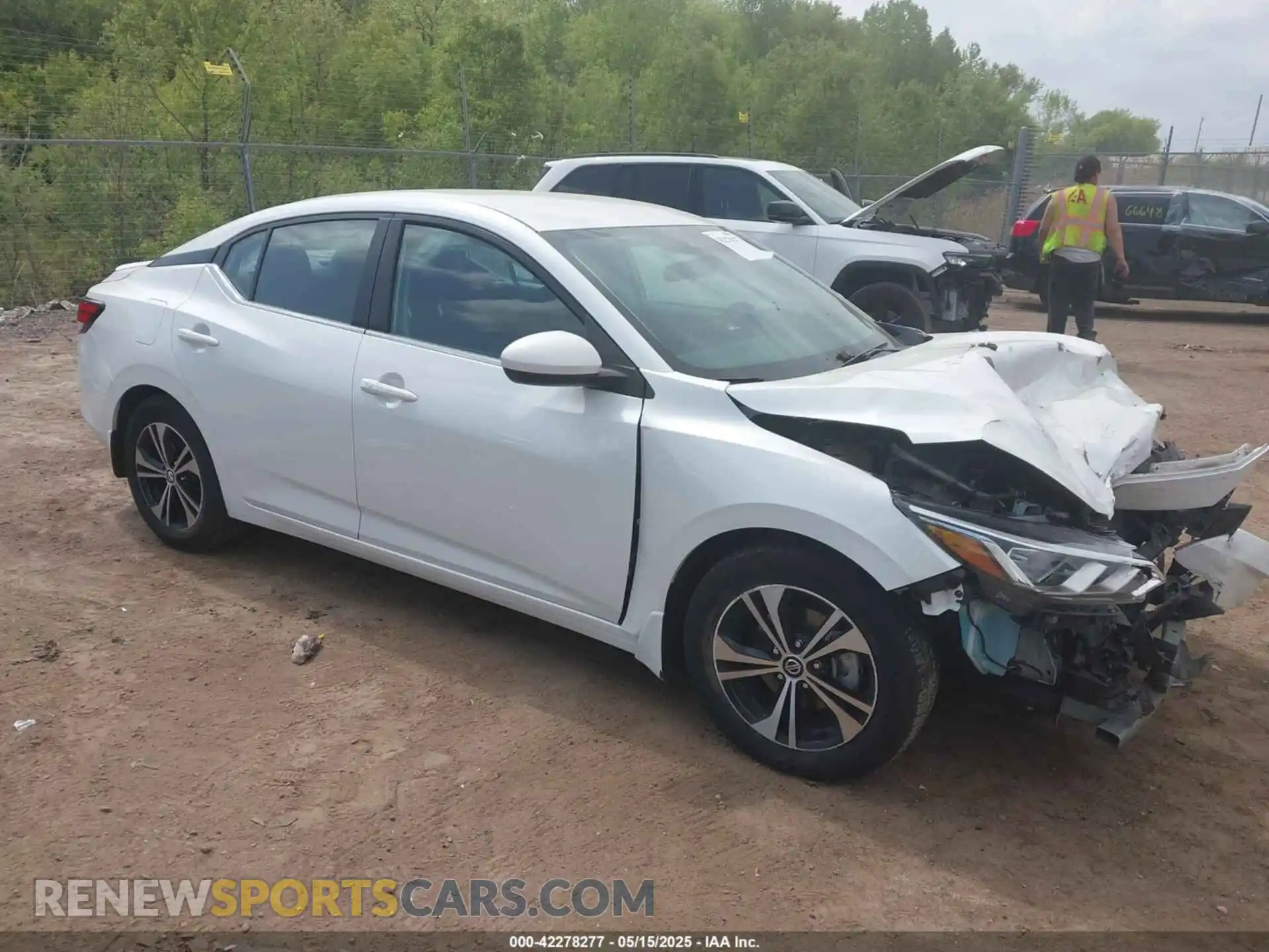 1 Photograph of a damaged car 3N1AB8CV2MY264419 NISSAN SENTRA 2021
