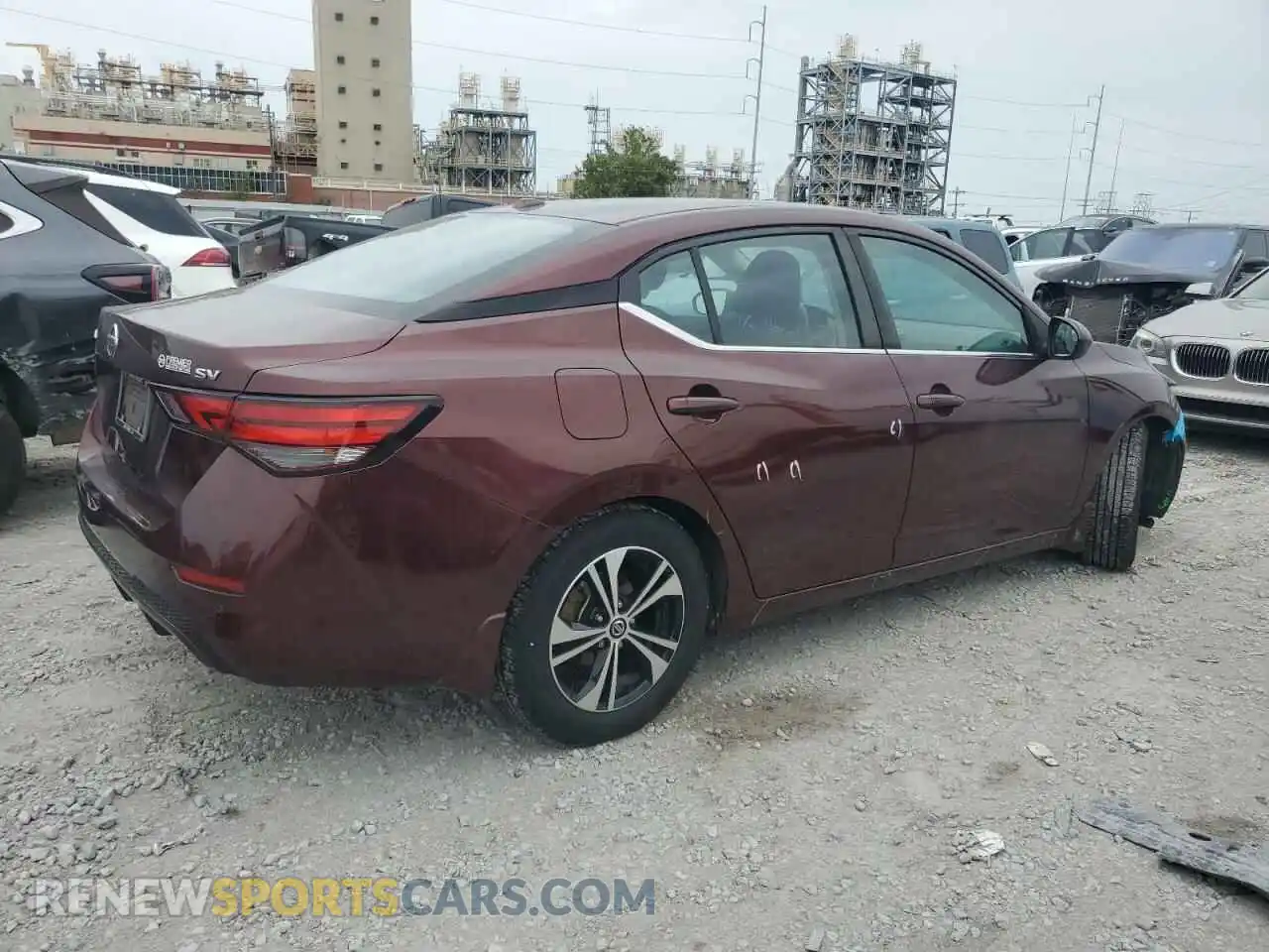 3 Photograph of a damaged car 3N1AB8CV2MY266929 NISSAN SENTRA 2021