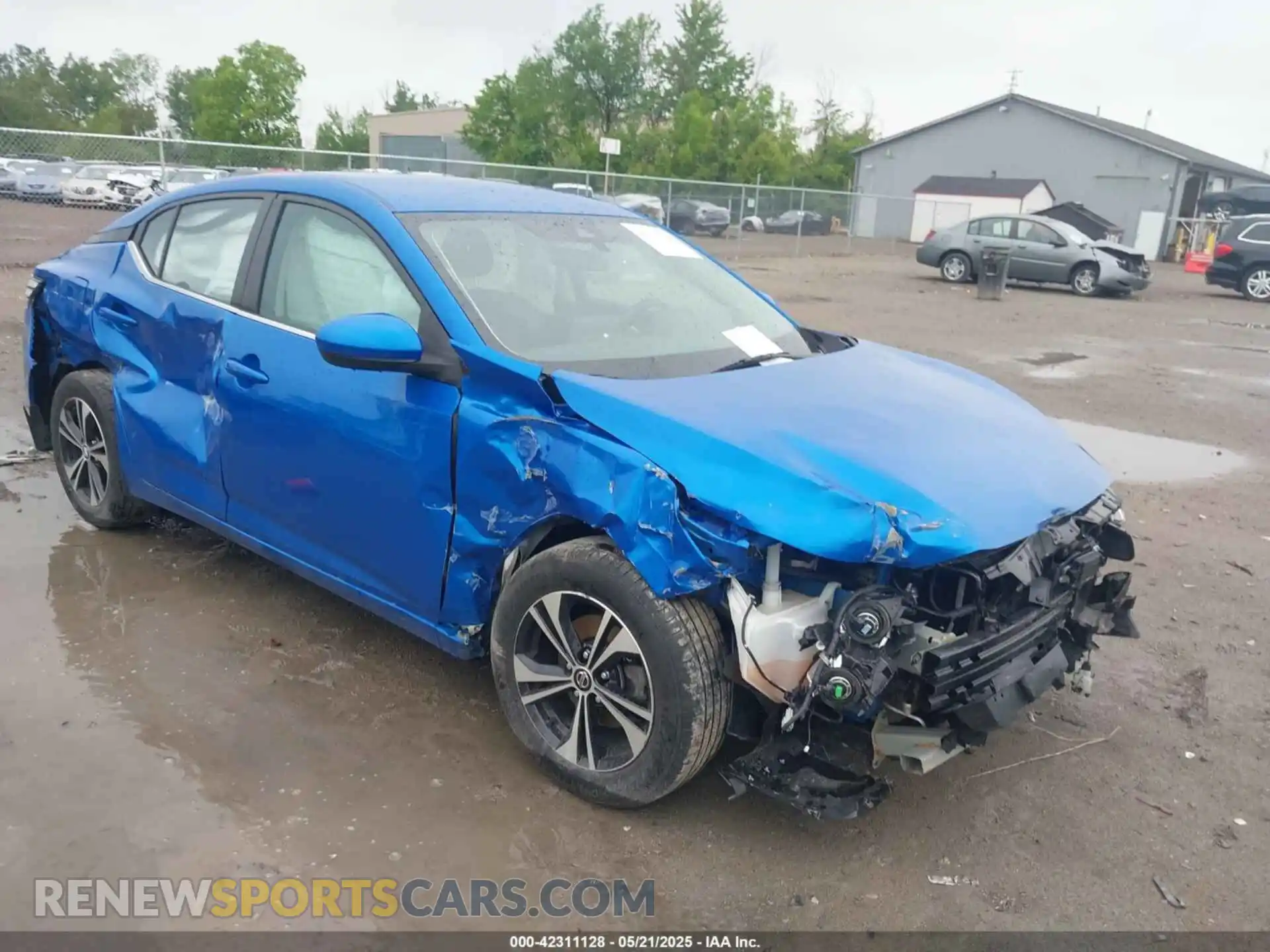 1 Photograph of a damaged car 3N1AB8CV2MY284931 NISSAN SENTRA 2021