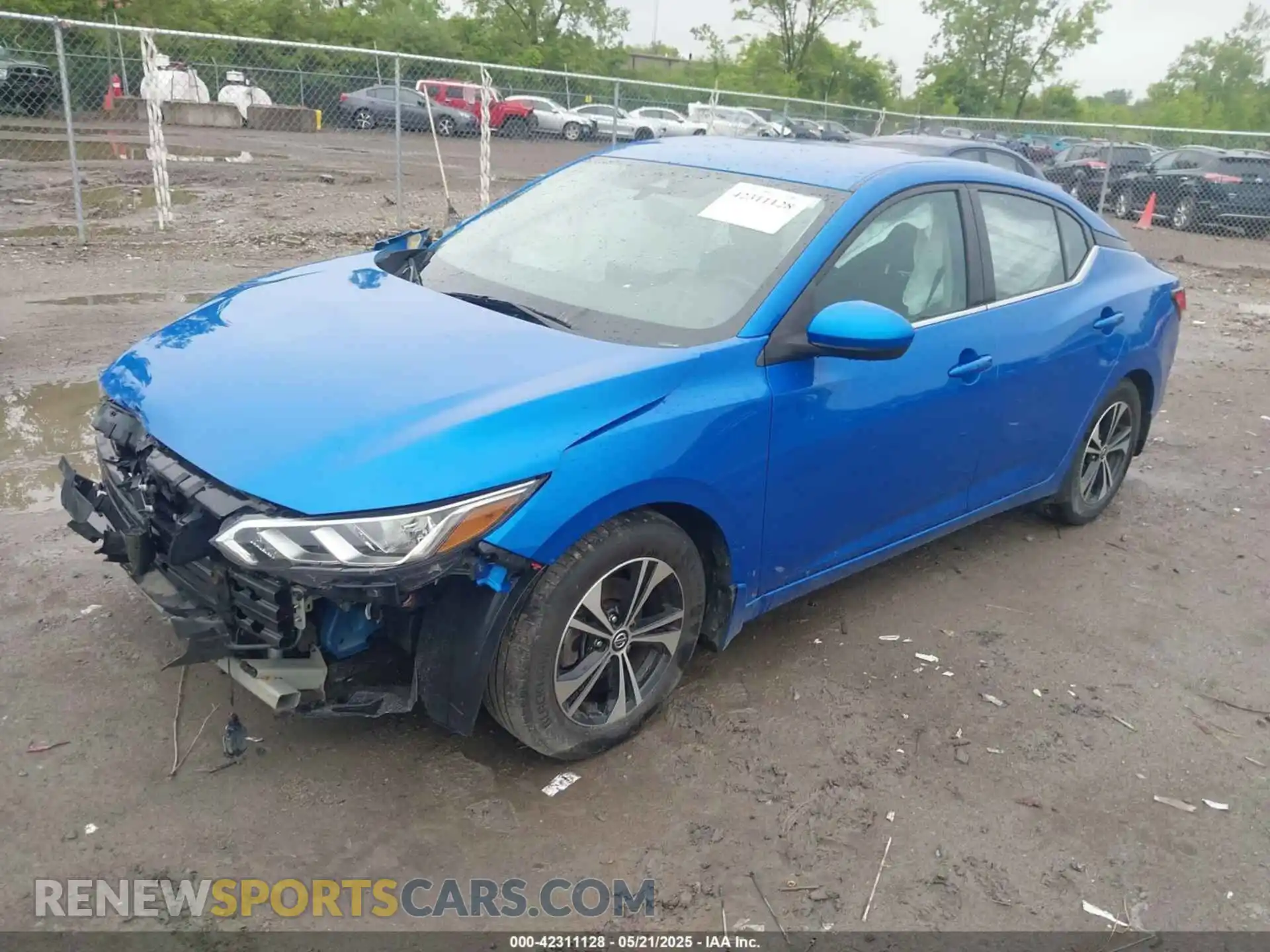 2 Photograph of a damaged car 3N1AB8CV2MY284931 NISSAN SENTRA 2021