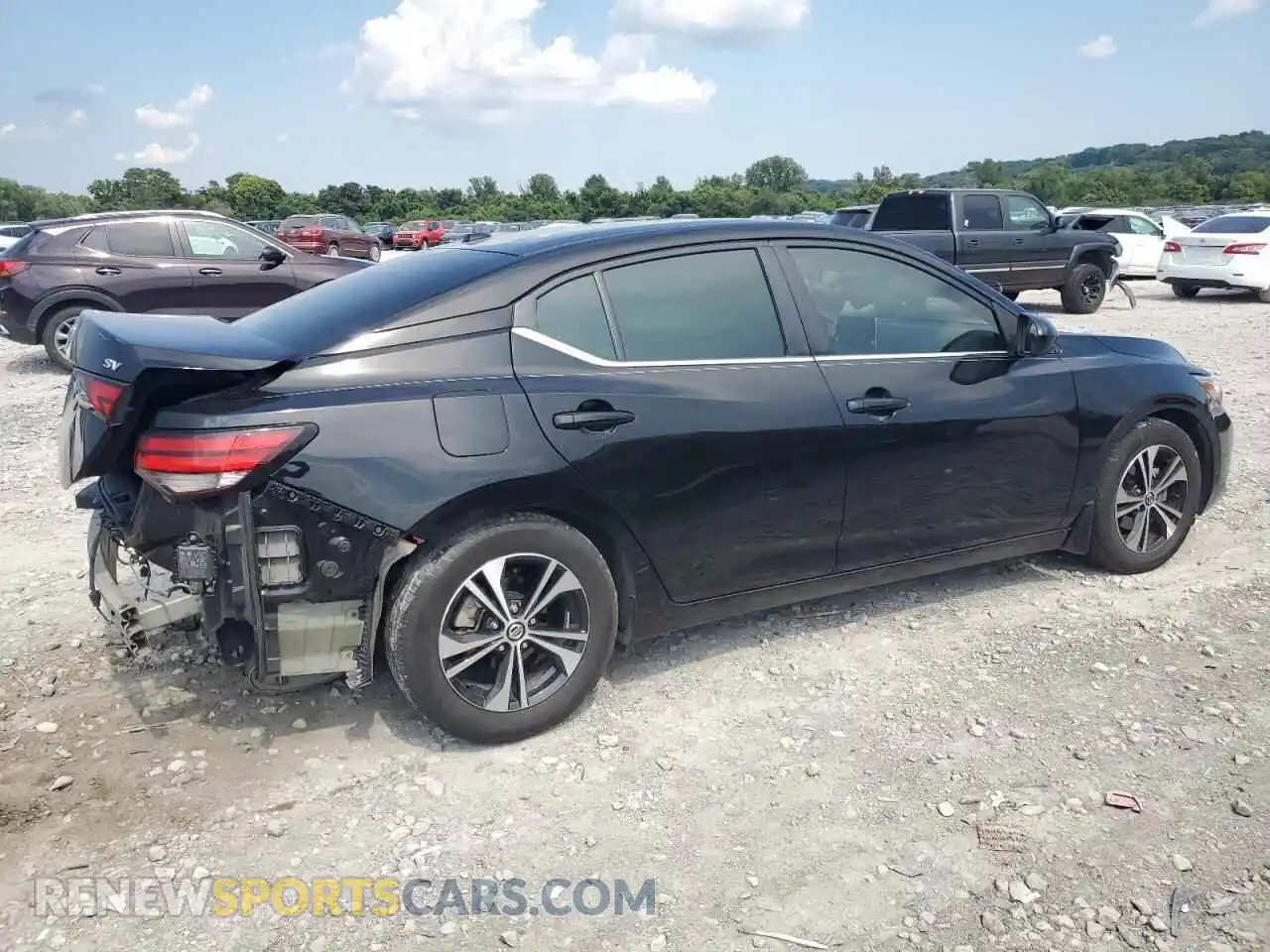 3 Photograph of a damaged car 3N1AB8CV2MY286923 NISSAN SENTRA 2021