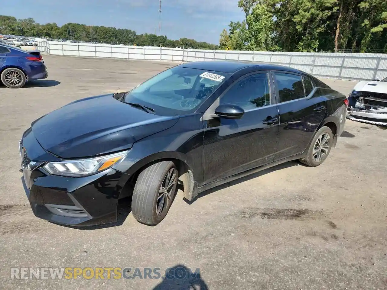 1 Photograph of a damaged car 3N1AB8CV2MY287781 NISSAN SENTRA 2021