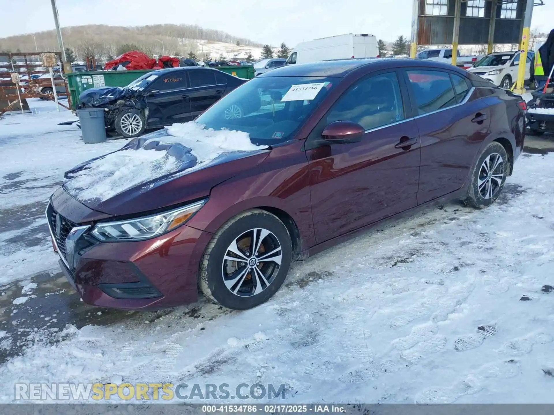 2 Photograph of a damaged car 3N1AB8CV2MY290423 NISSAN SENTRA 2021