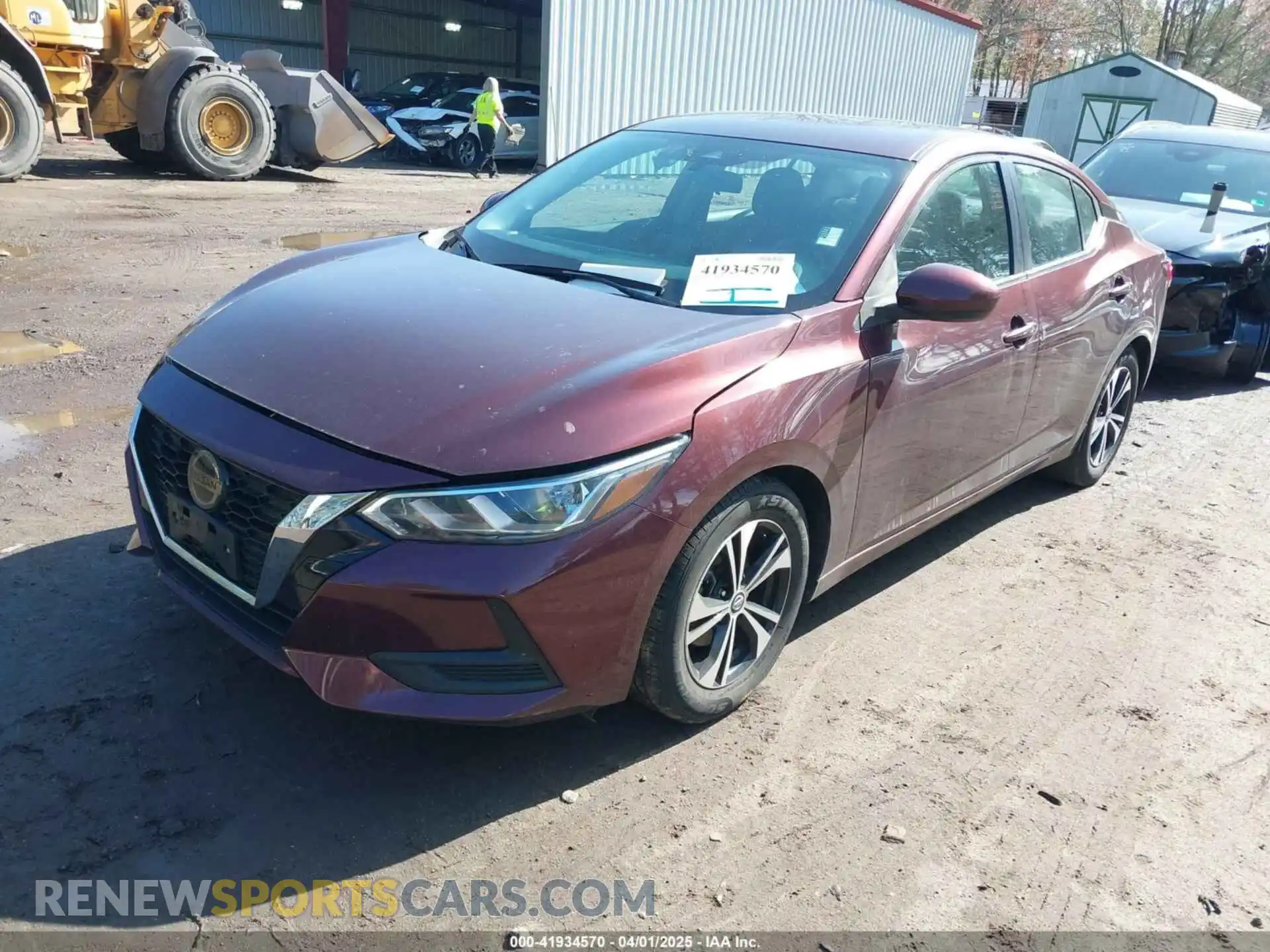 2 Photograph of a damaged car 3N1AB8CV2MY294830 NISSAN SENTRA 2021