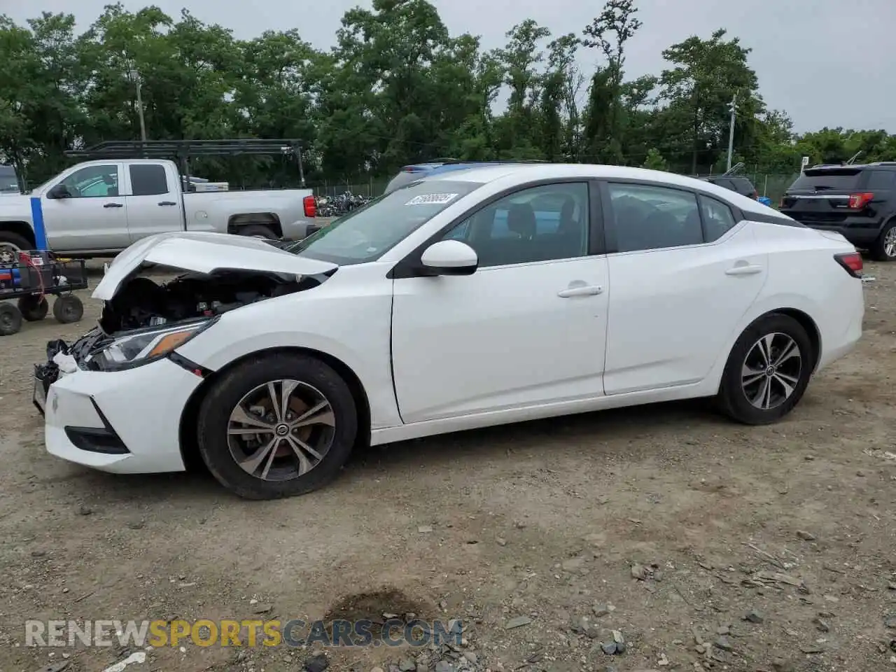 1 Photograph of a damaged car 3N1AB8CV2MY295301 NISSAN SENTRA 2021