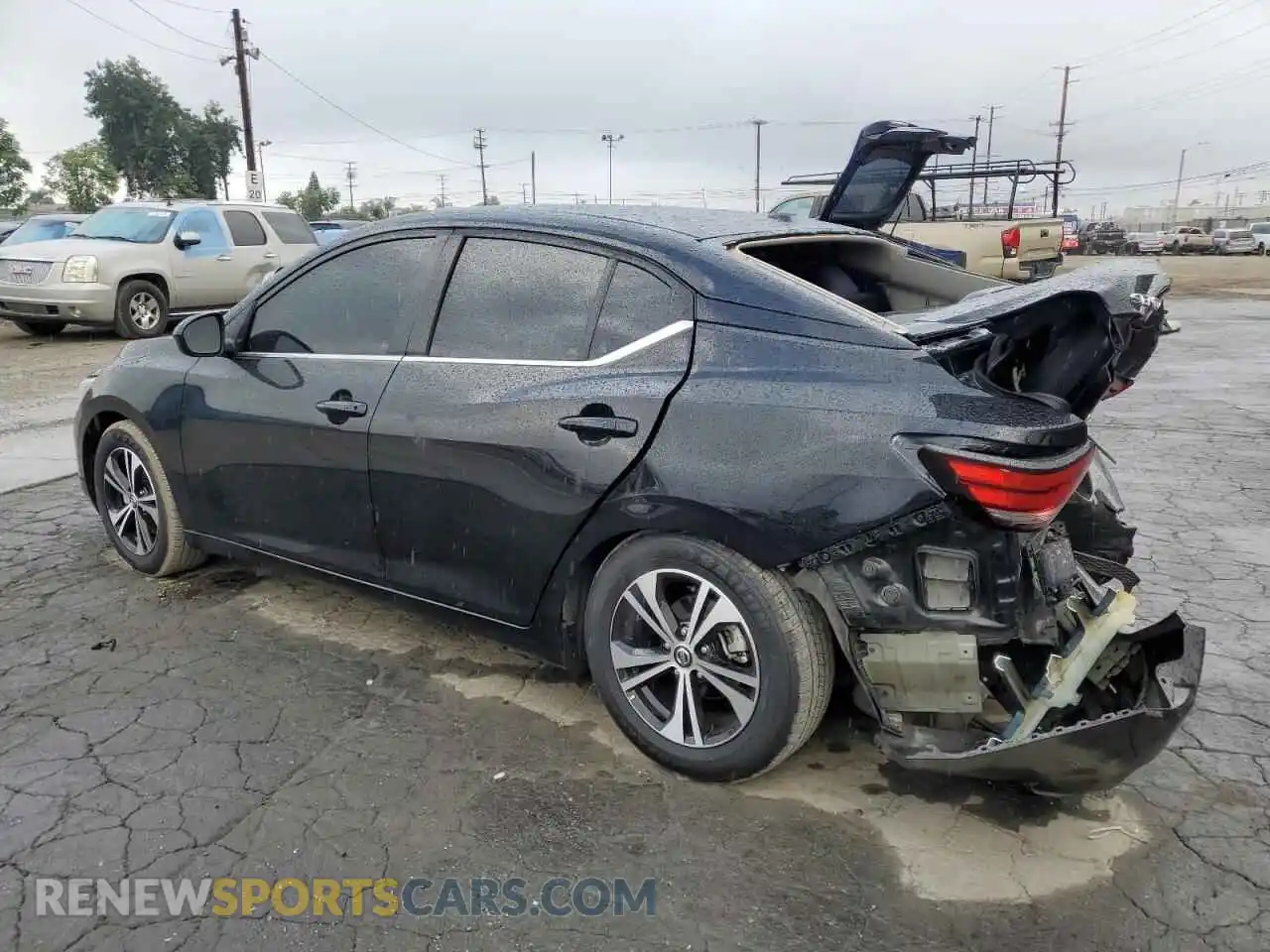 2 Photograph of a damaged car 3N1AB8CV2MY295864 NISSAN SENTRA 2021