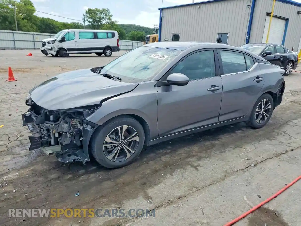 1 Фотография поврежденного автомобиля 3N1AB8CV2MY296125 NISSAN SENTRA 2021
