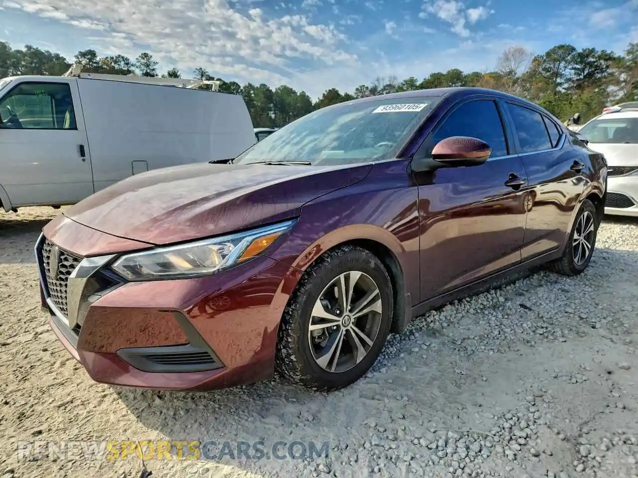 1 Photograph of a damaged car 3N1AB8CV2MY300626 NISSAN SENTRA 2021