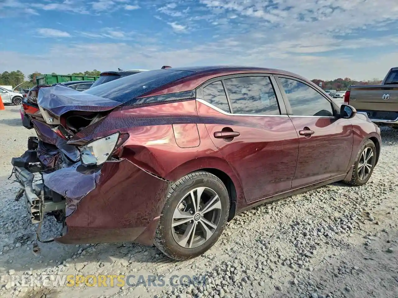 3 Photograph of a damaged car 3N1AB8CV2MY300626 NISSAN SENTRA 2021