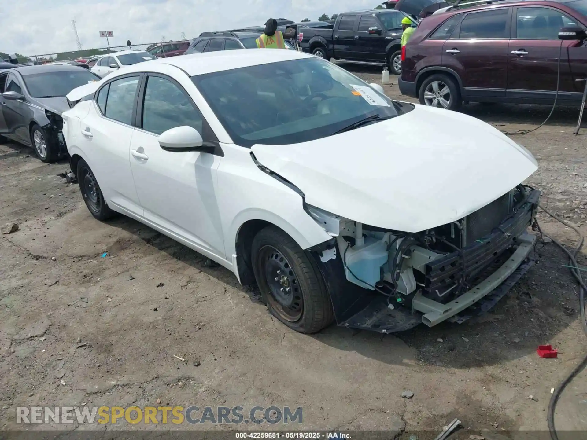 1 Photograph of a damaged car 3N1AB8CV2MY301677 NISSAN SENTRA 2021