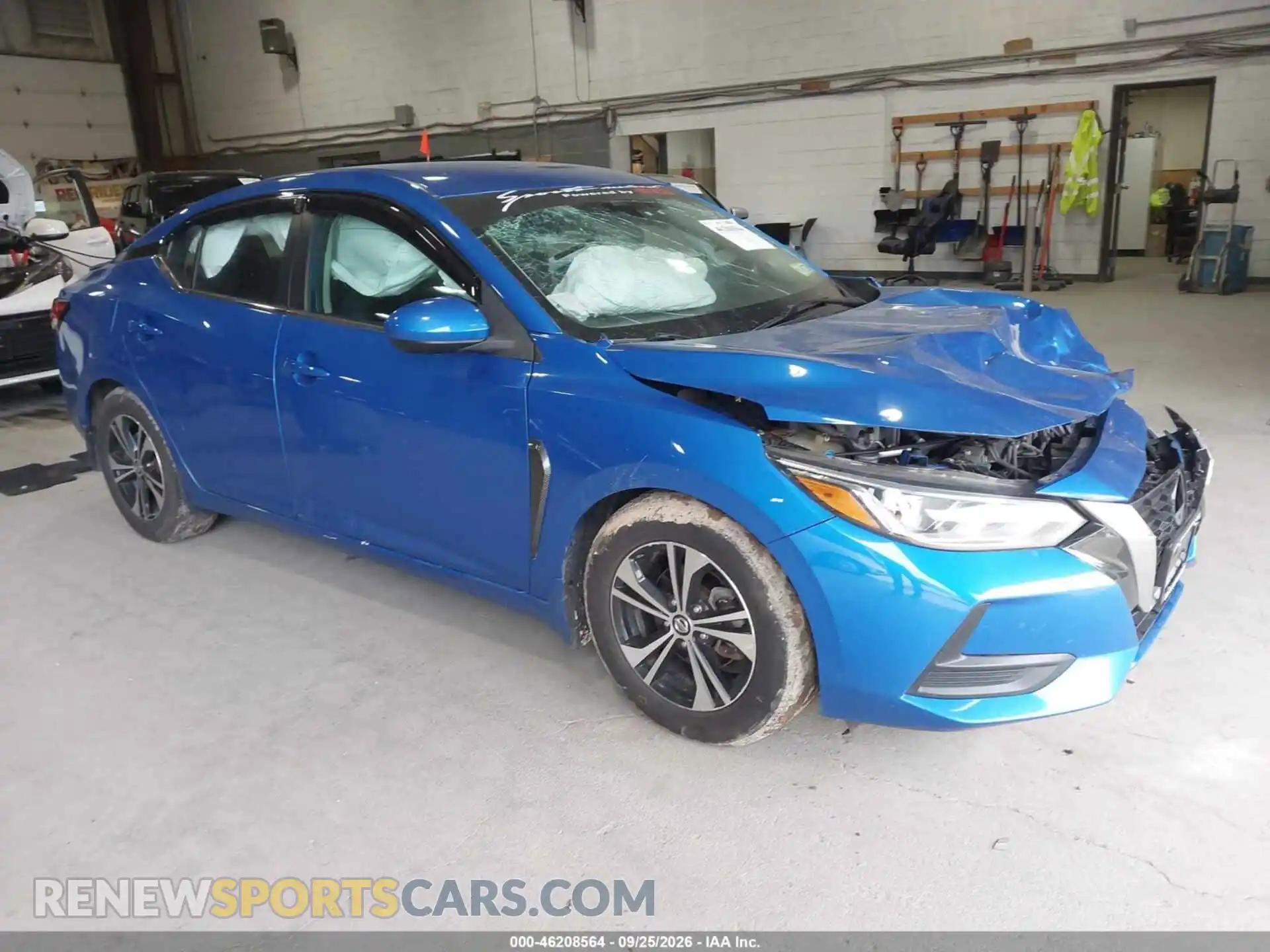 1 Photograph of a damaged car 3N1AB8CV2MY306152 NISSAN SENTRA 2021