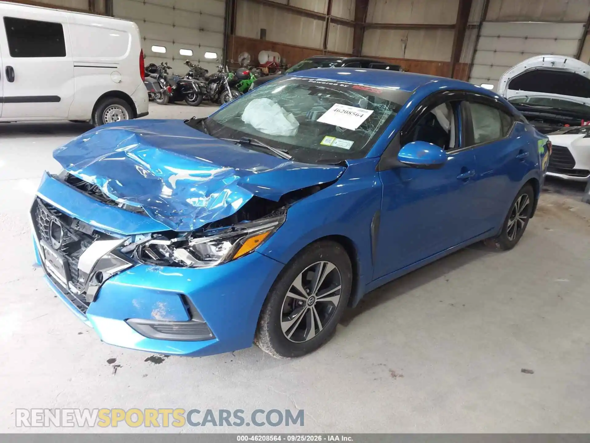 2 Photograph of a damaged car 3N1AB8CV2MY306152 NISSAN SENTRA 2021