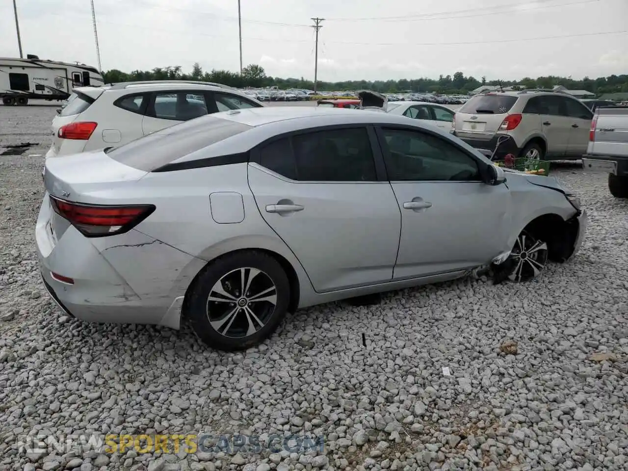 3 Photograph of a damaged car 3N1AB8CV2MY307592 NISSAN SENTRA 2021