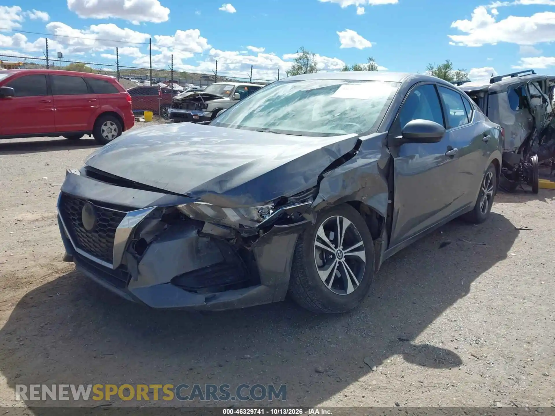2 Photograph of a damaged car 3N1AB8CV2MY309682 NISSAN SENTRA 2021