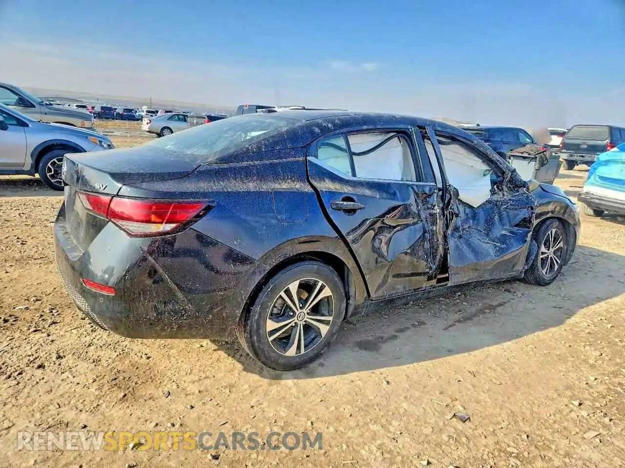 3 Photograph of a damaged car 3N1AB8CV2MY311495 NISSAN SENTRA 2021