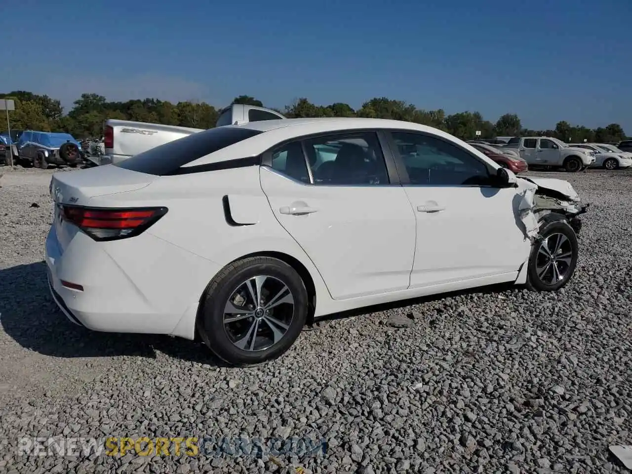 3 Photograph of a damaged car 3N1AB8CV2MY312694 NISSAN SENTRA 2021