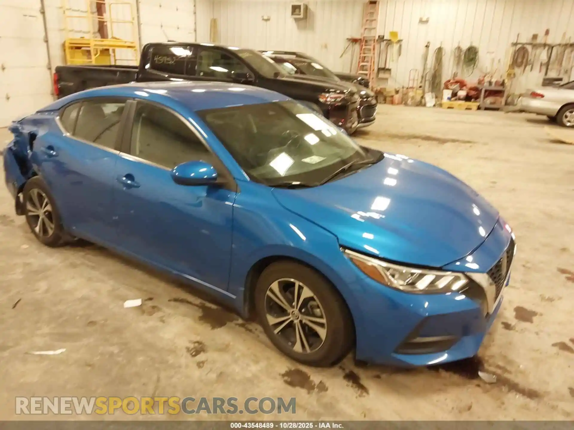 1 Photograph of a damaged car 3N1AB8CV2MY313179 NISSAN SENTRA 2021