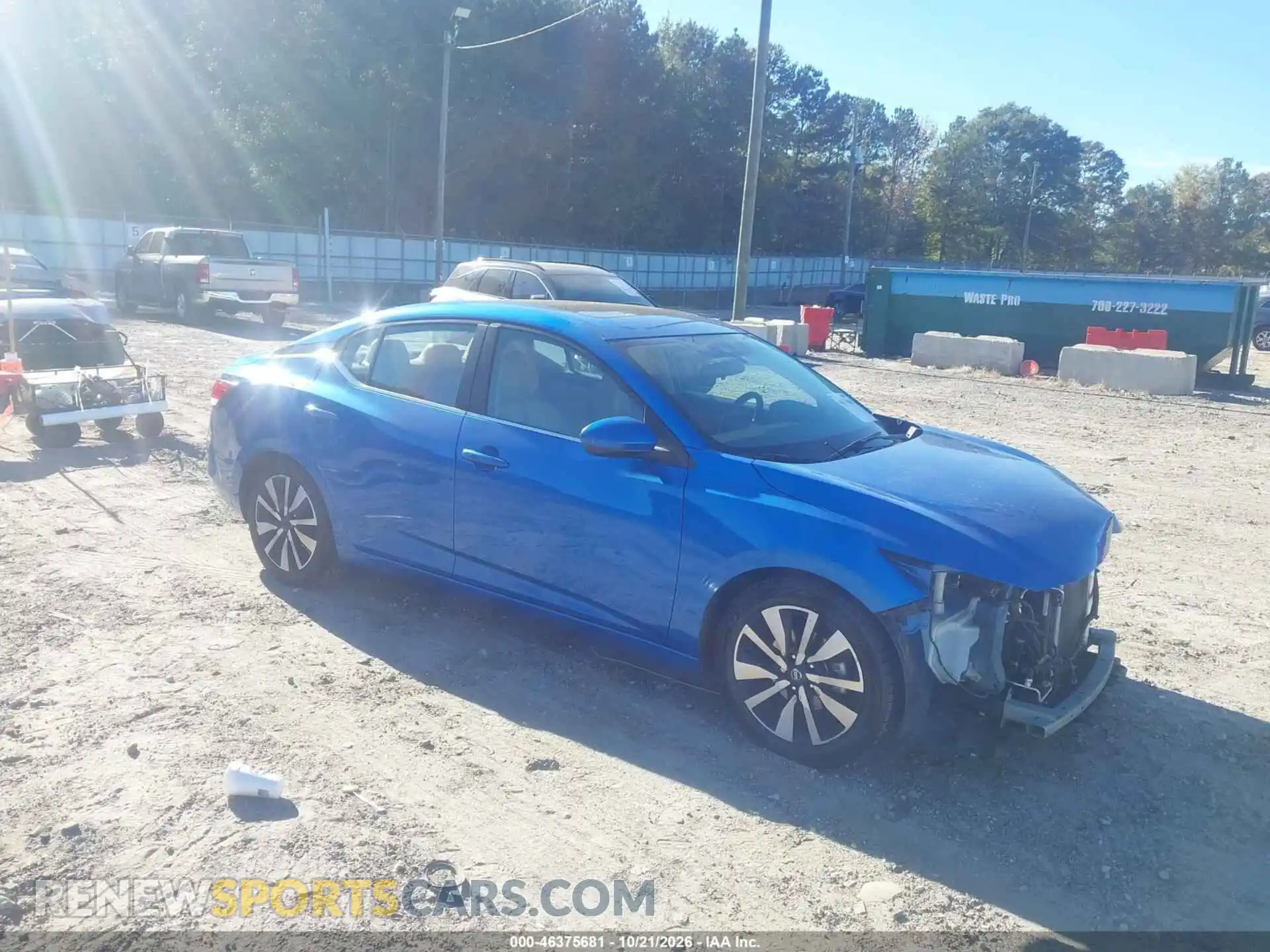 1 Photograph of a damaged car 3N1AB8CV2MY314915 NISSAN SENTRA 2021
