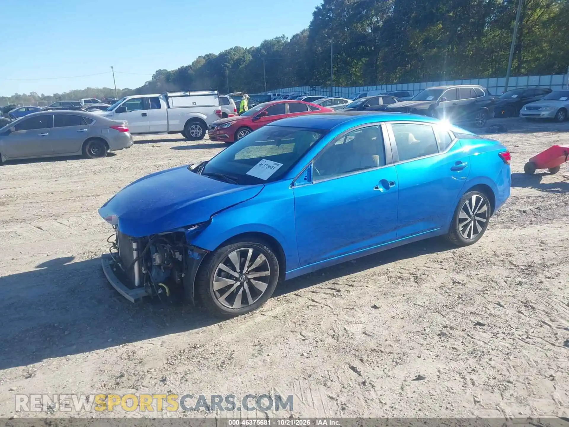 2 Photograph of a damaged car 3N1AB8CV2MY314915 NISSAN SENTRA 2021