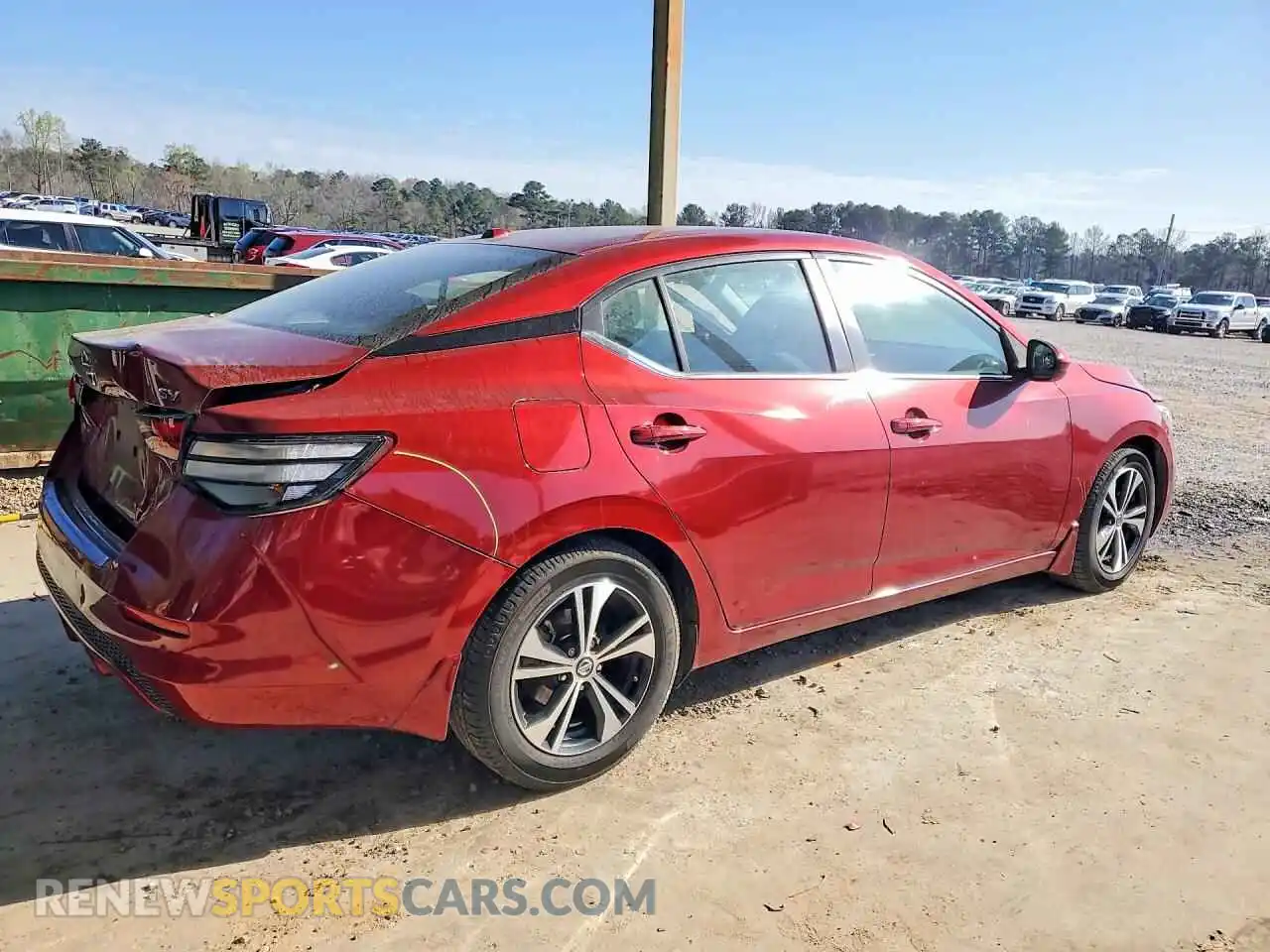 3 Photograph of a damaged car 3N1AB8CV2MY317992 NISSAN SENTRA 2021