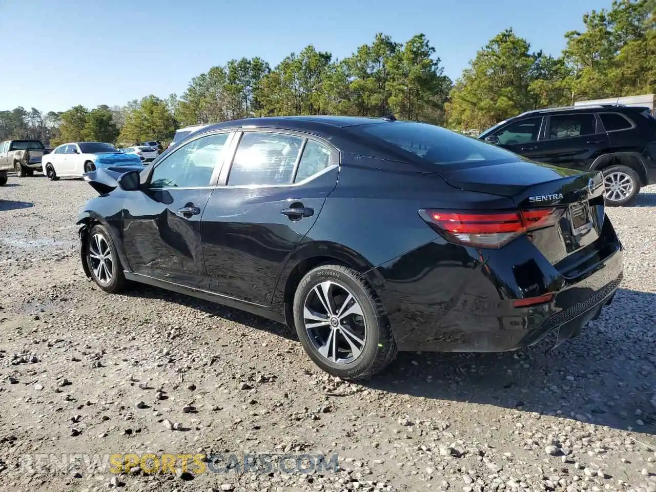 2 Photograph of a damaged car 3N1AB8CV2MY318107 NISSAN SENTRA 2021