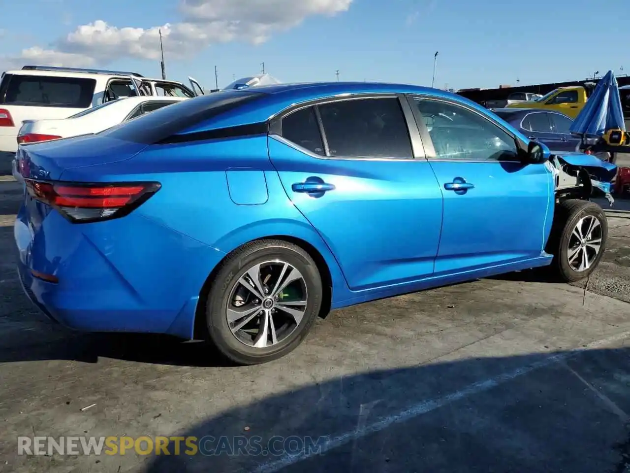 3 Photograph of a damaged car 3N1AB8CV2MY322206 NISSAN SENTRA 2021