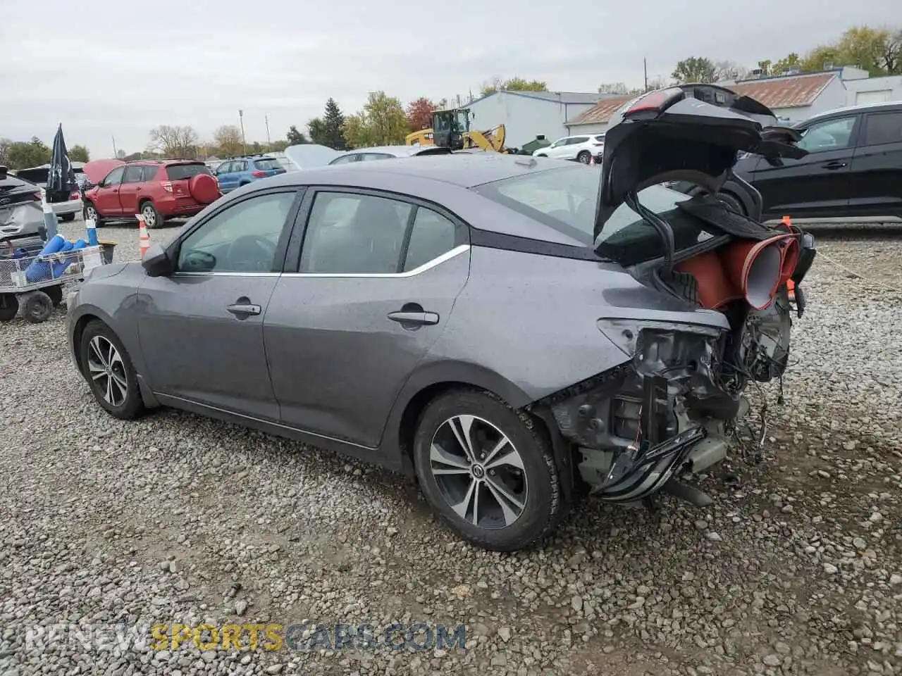 2 Photograph of a damaged car 3N1AB8CV3MY205511 NISSAN SENTRA 2021