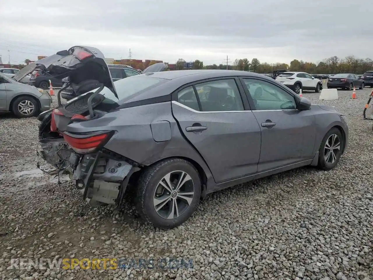 3 Photograph of a damaged car 3N1AB8CV3MY205511 NISSAN SENTRA 2021