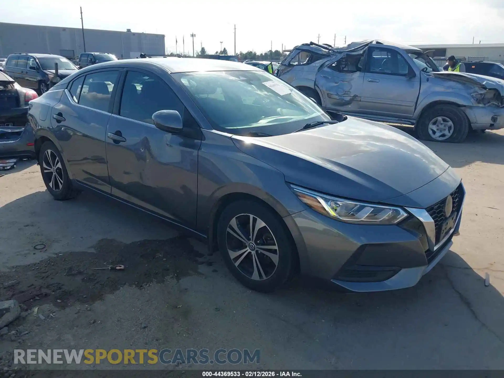 1 Photograph of a damaged car 3N1AB8CV3MY205606 NISSAN SENTRA 2021