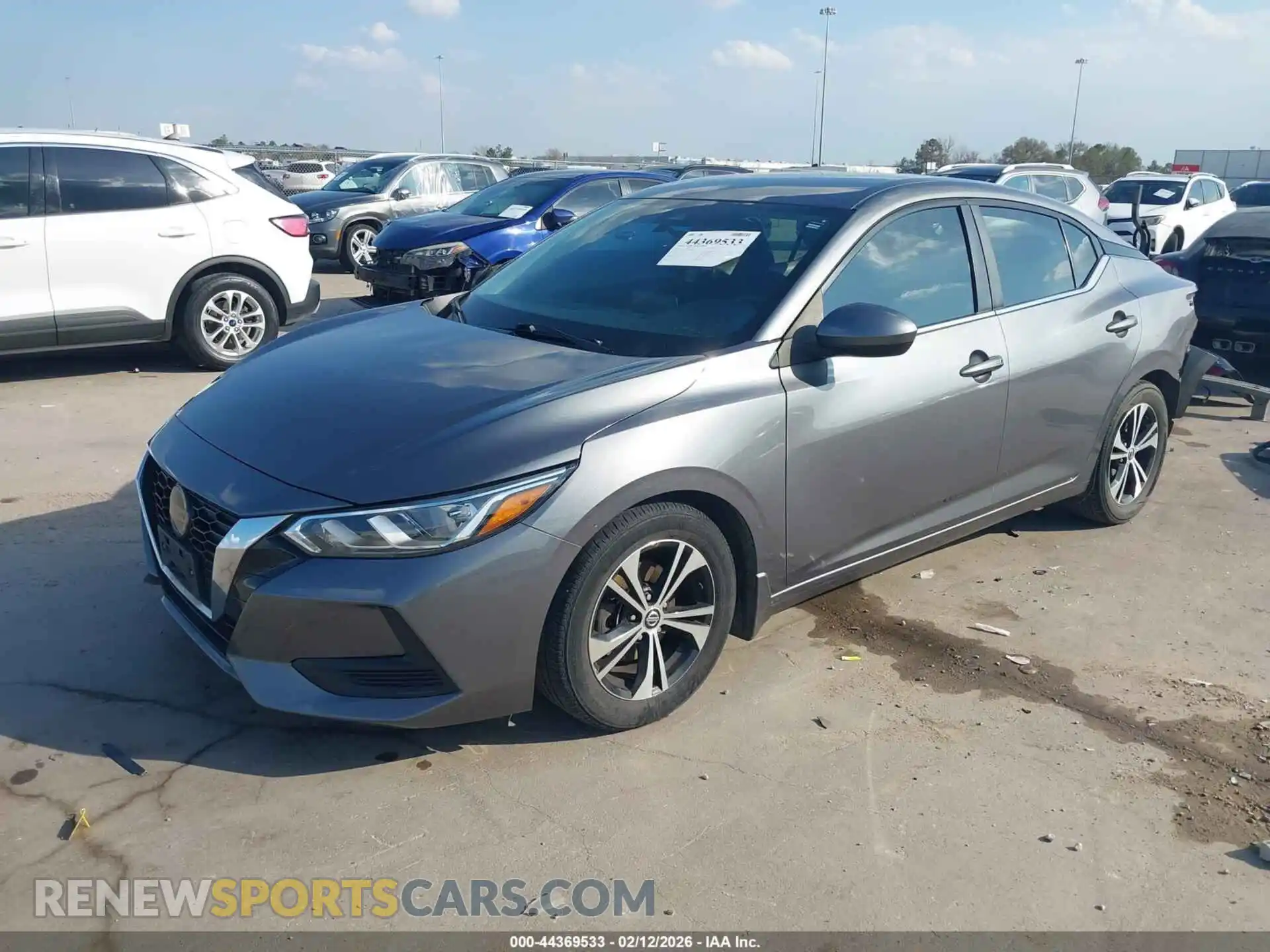 2 Photograph of a damaged car 3N1AB8CV3MY205606 NISSAN SENTRA 2021