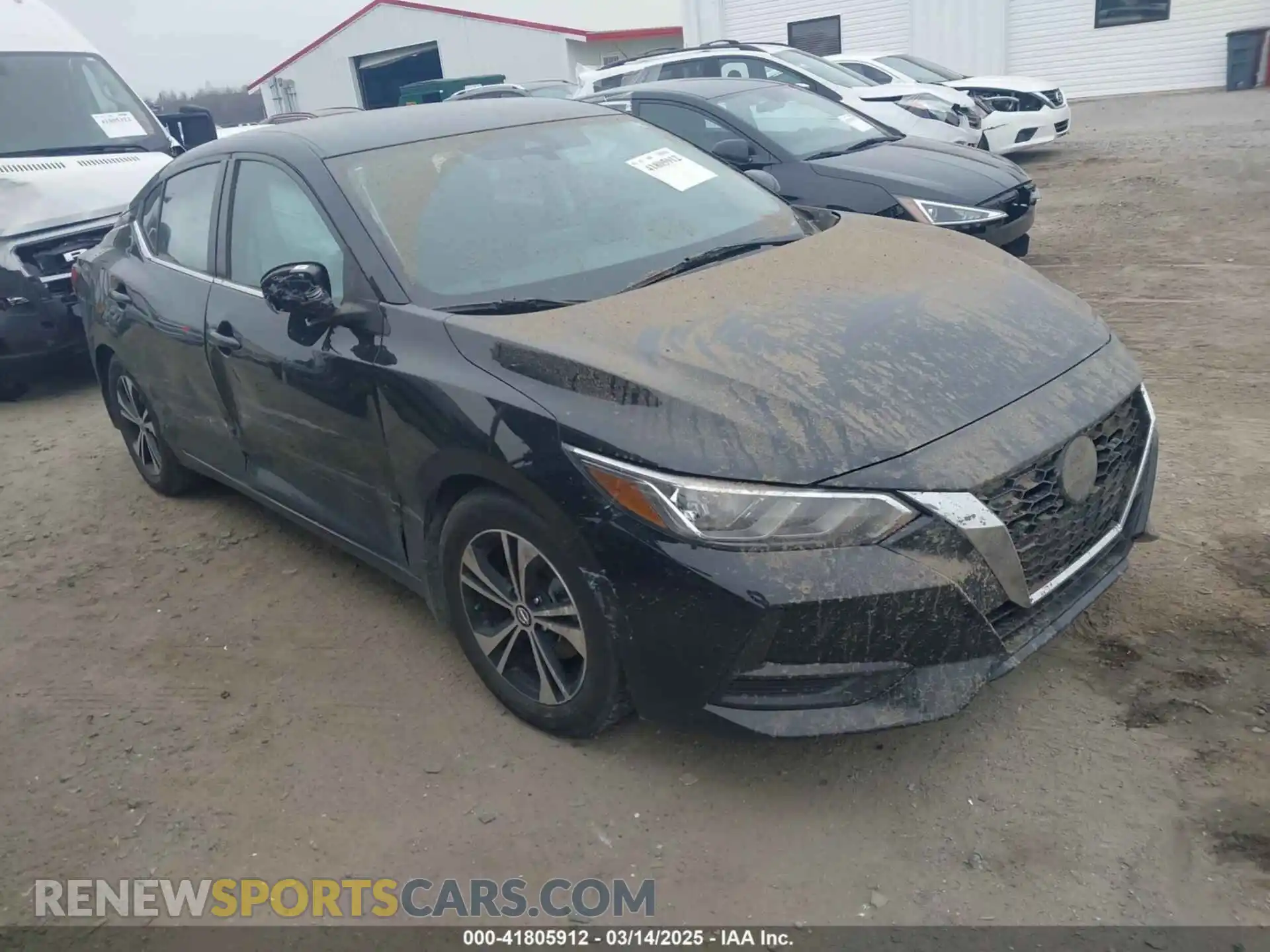 1 Photograph of a damaged car 3N1AB8CV3MY207209 NISSAN SENTRA 2021