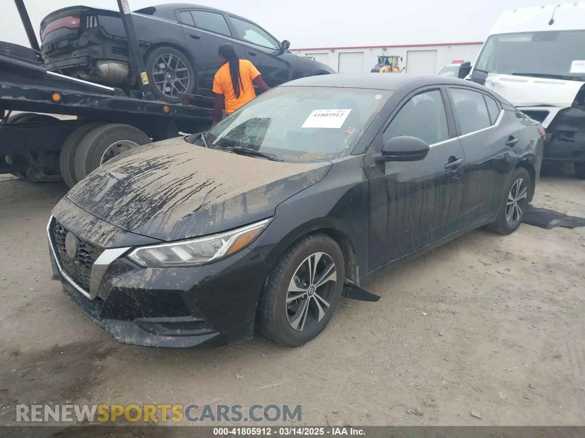 2 Photograph of a damaged car 3N1AB8CV3MY207209 NISSAN SENTRA 2021