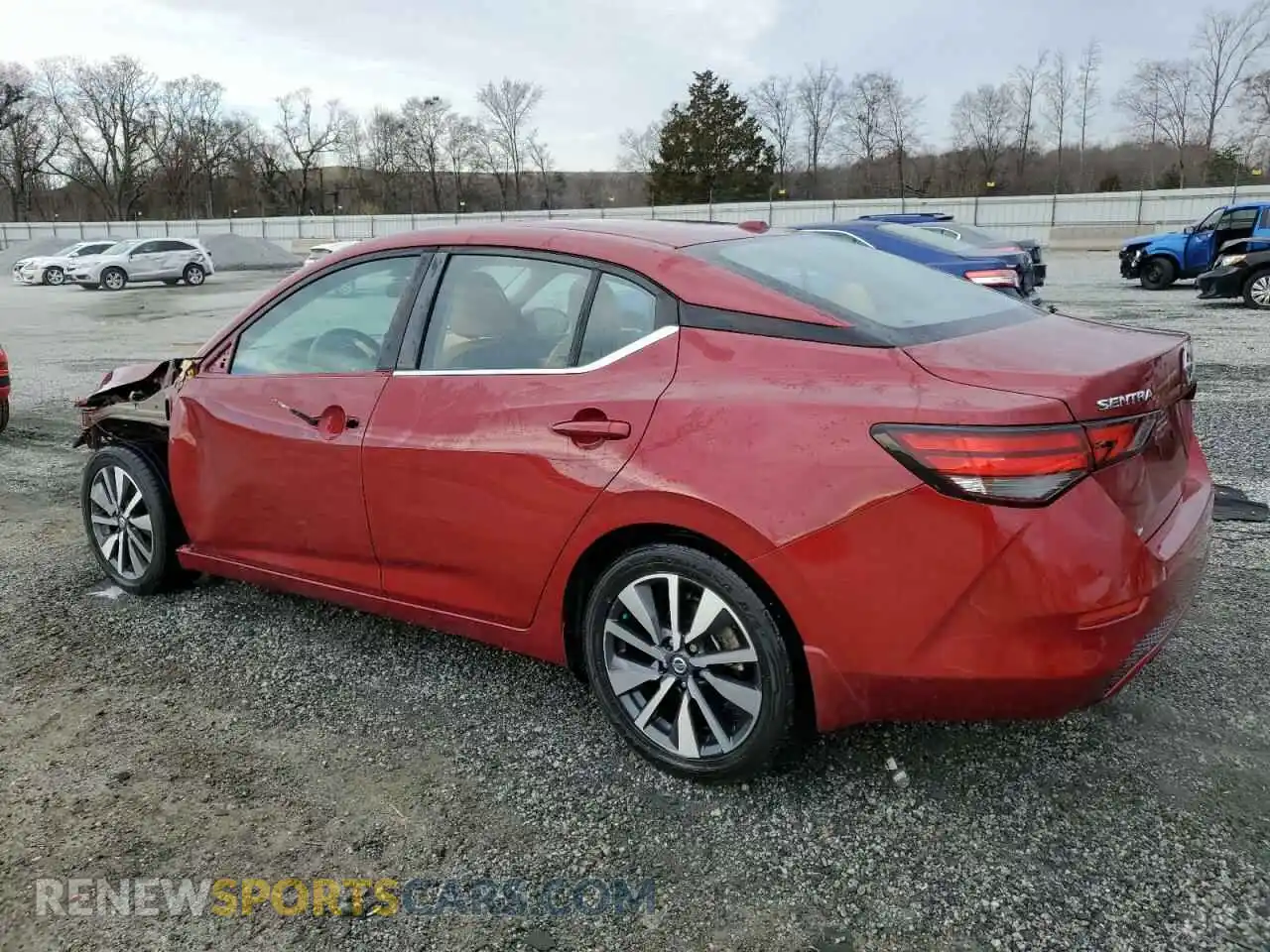 2 Photograph of a damaged car 3N1AB8CV3MY209851 NISSAN SENTRA 2021