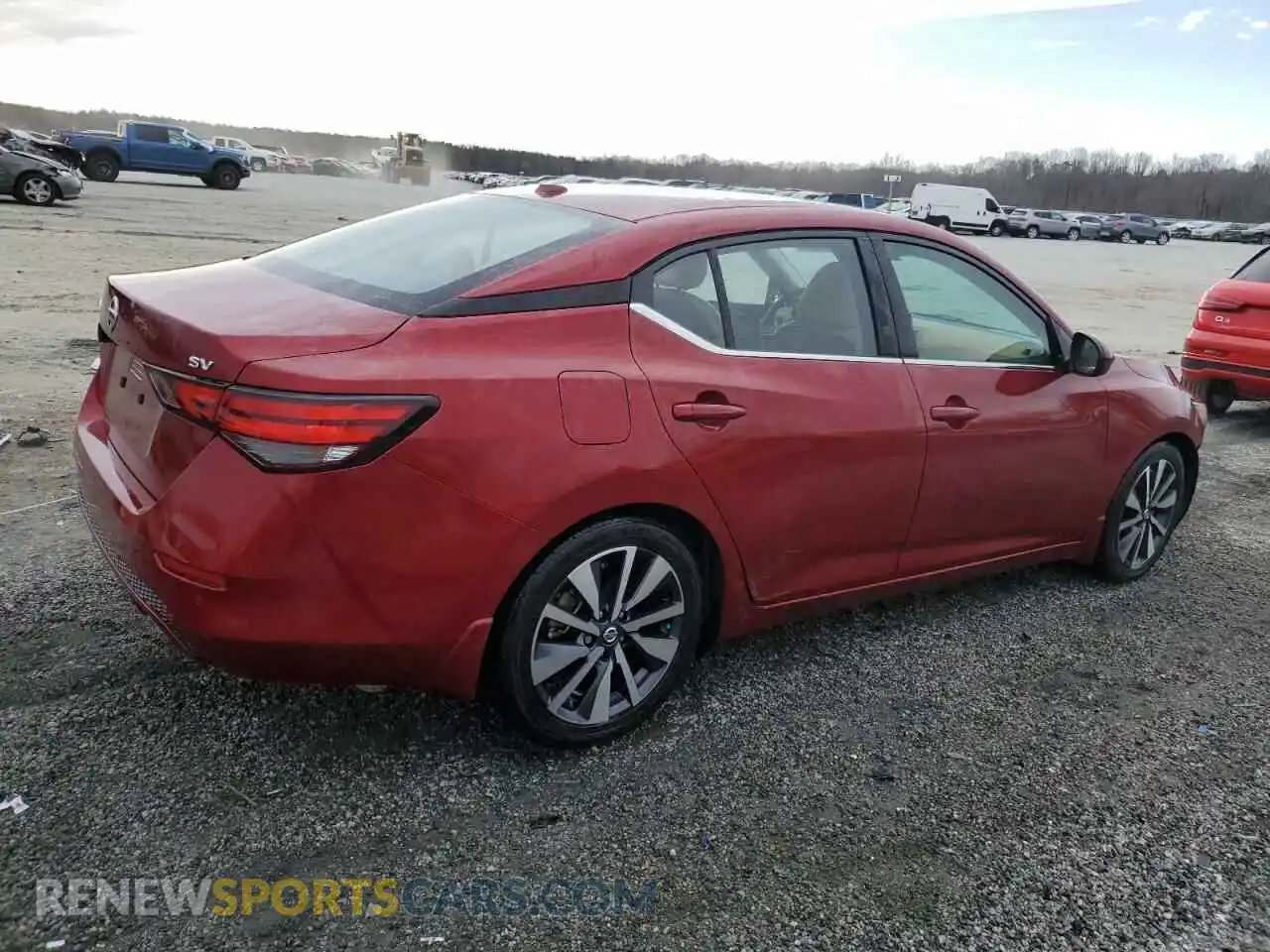 3 Photograph of a damaged car 3N1AB8CV3MY209851 NISSAN SENTRA 2021