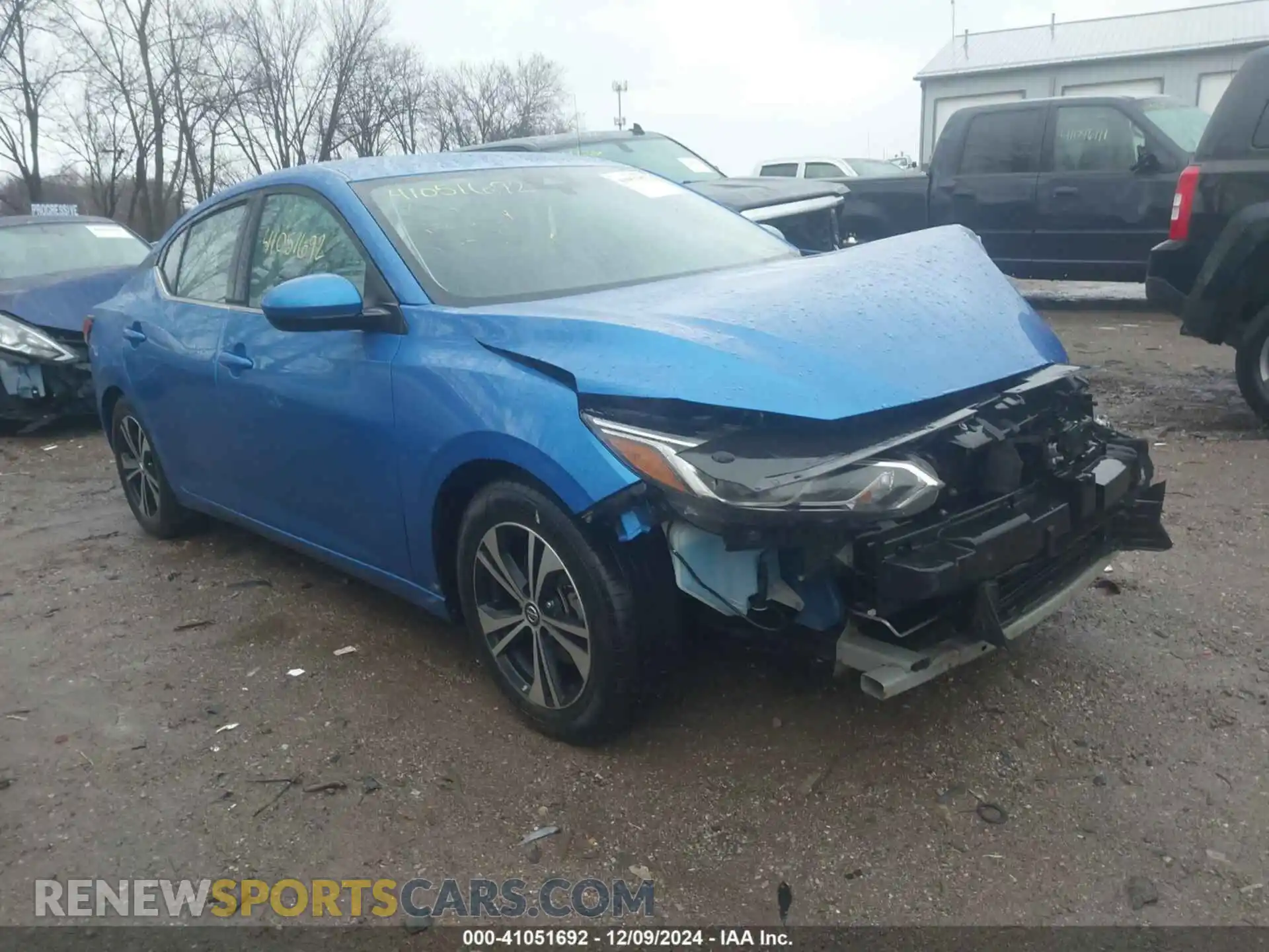 1 Photograph of a damaged car 3N1AB8CV3MY224480 NISSAN SENTRA 2021