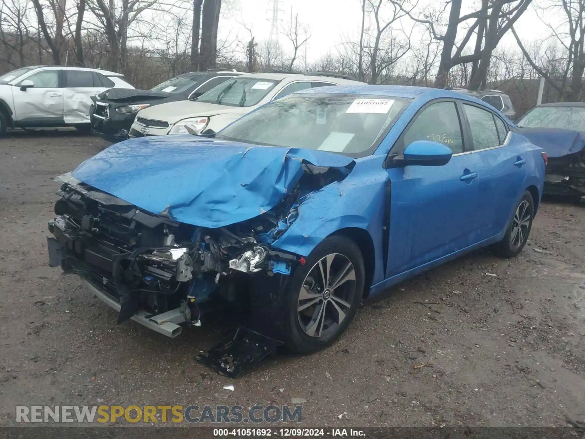 2 Photograph of a damaged car 3N1AB8CV3MY224480 NISSAN SENTRA 2021