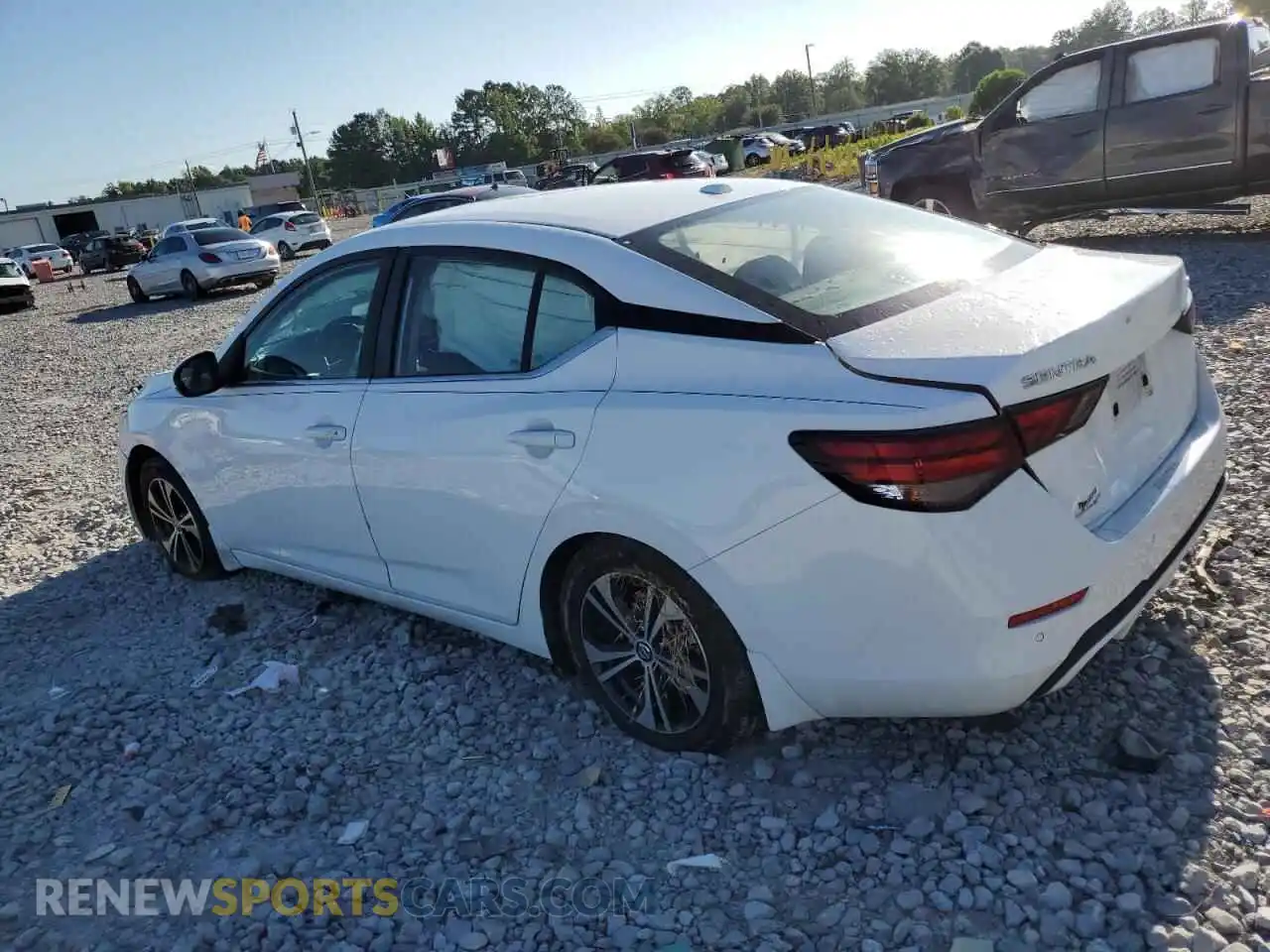 2 Photograph of a damaged car 3N1AB8CV3MY228819 NISSAN SENTRA 2021