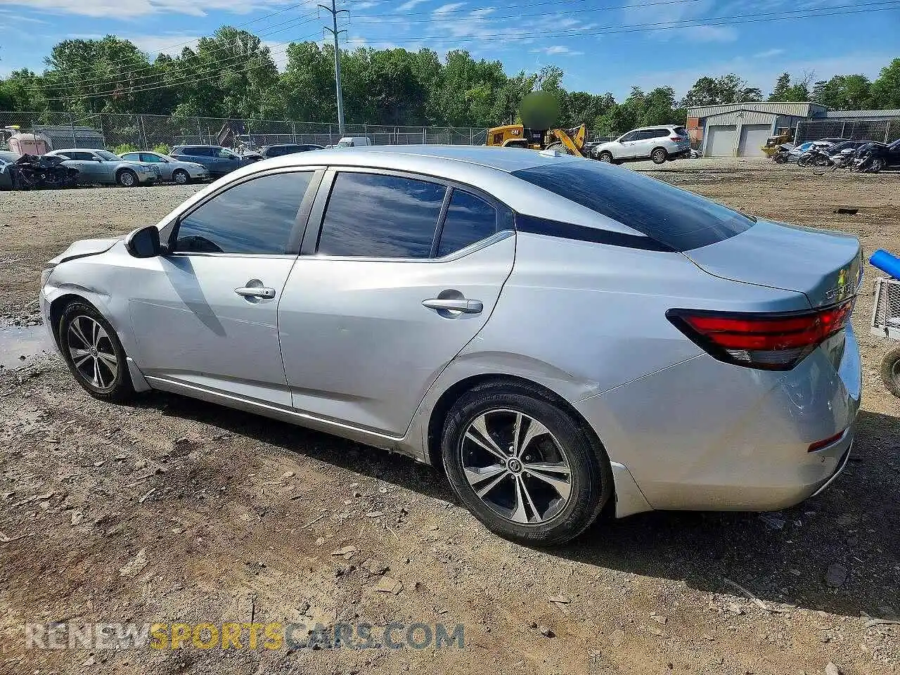 2 Photograph of a damaged car 3N1AB8CV3MY229811 NISSAN SENTRA 2021