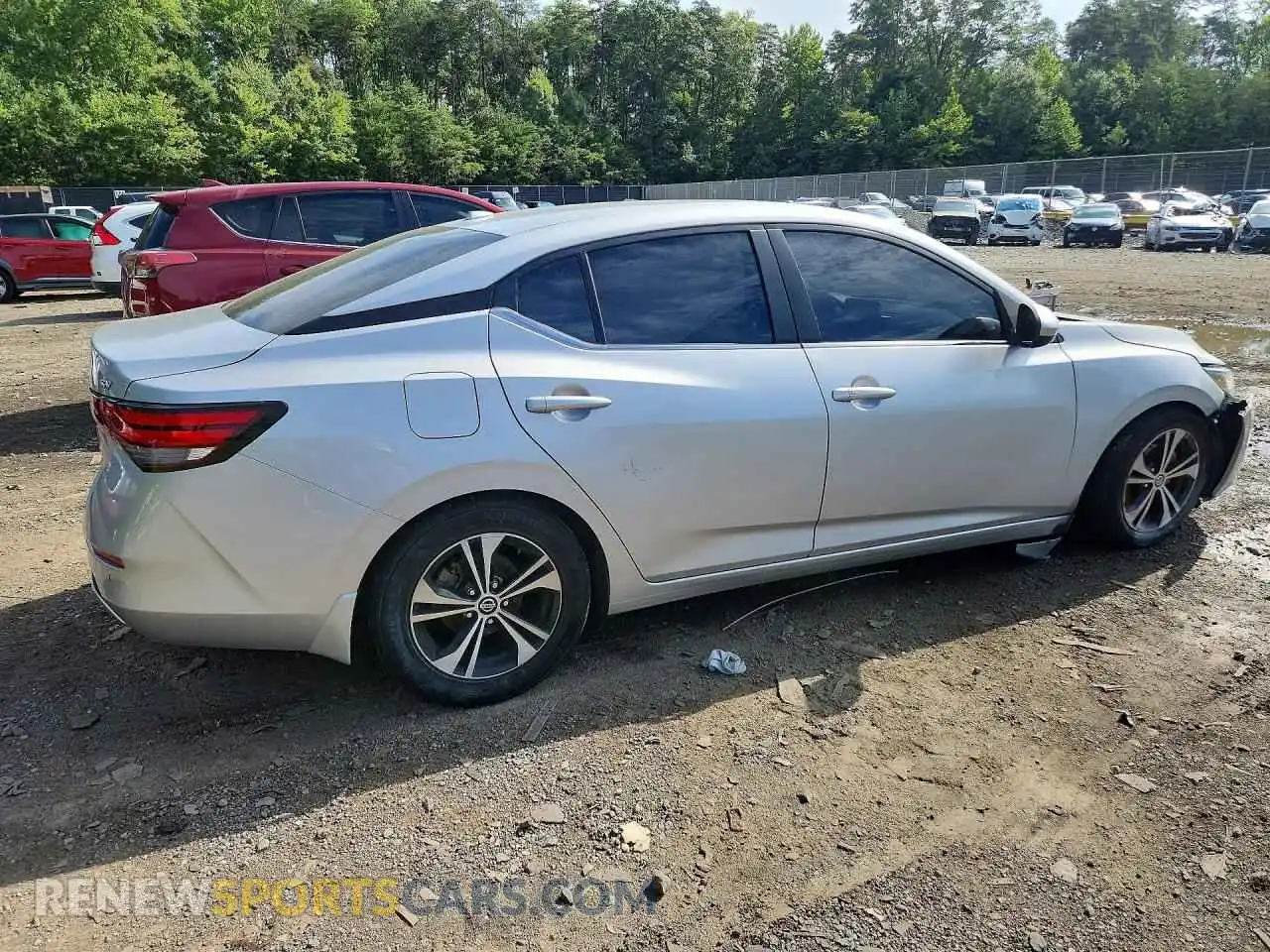 3 Photograph of a damaged car 3N1AB8CV3MY229811 NISSAN SENTRA 2021
