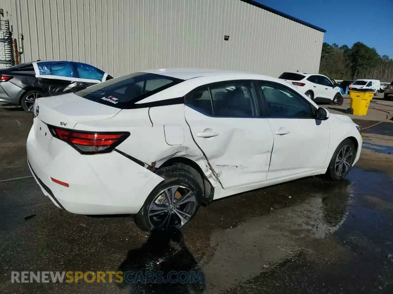 3 Photograph of a damaged car 3N1AB8CV3MY245894 NISSAN SENTRA 2021