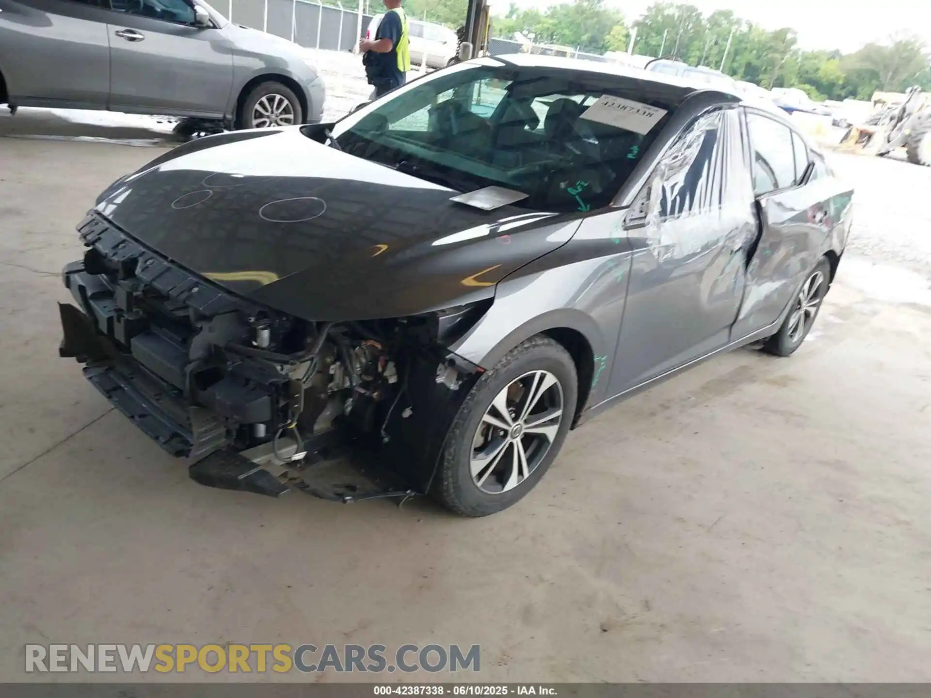 2 Photograph of a damaged car 3N1AB8CV3MY258015 NISSAN SENTRA 2021