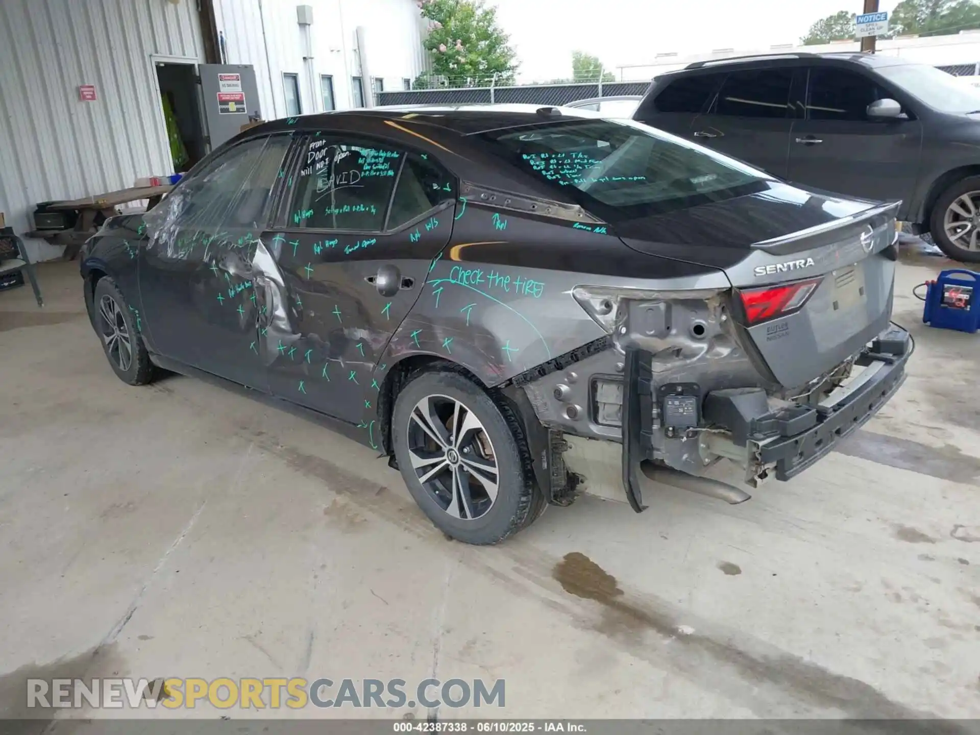 3 Photograph of a damaged car 3N1AB8CV3MY258015 NISSAN SENTRA 2021
