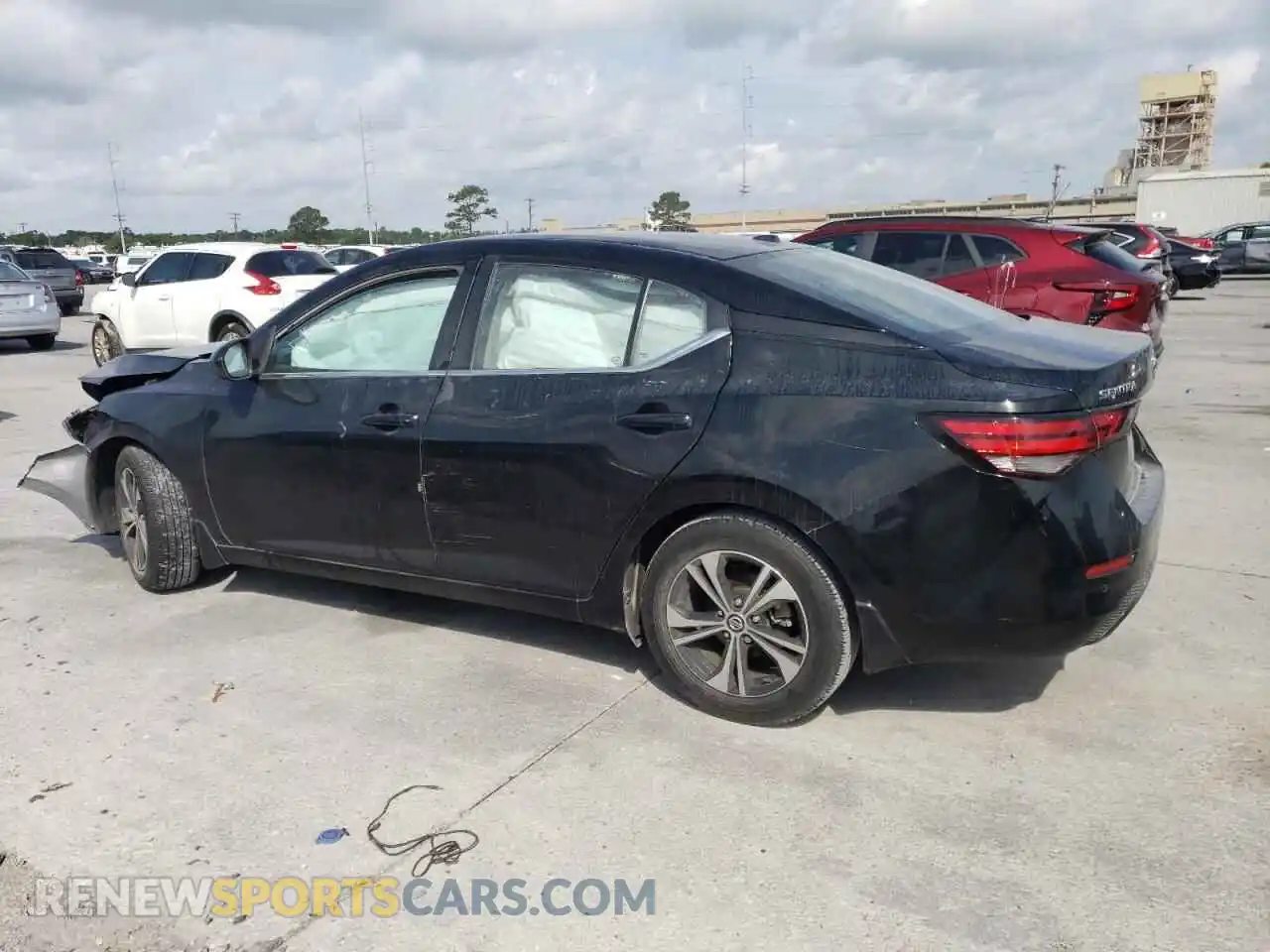 2 Photograph of a damaged car 3N1AB8CV3MY259830 NISSAN SENTRA 2021