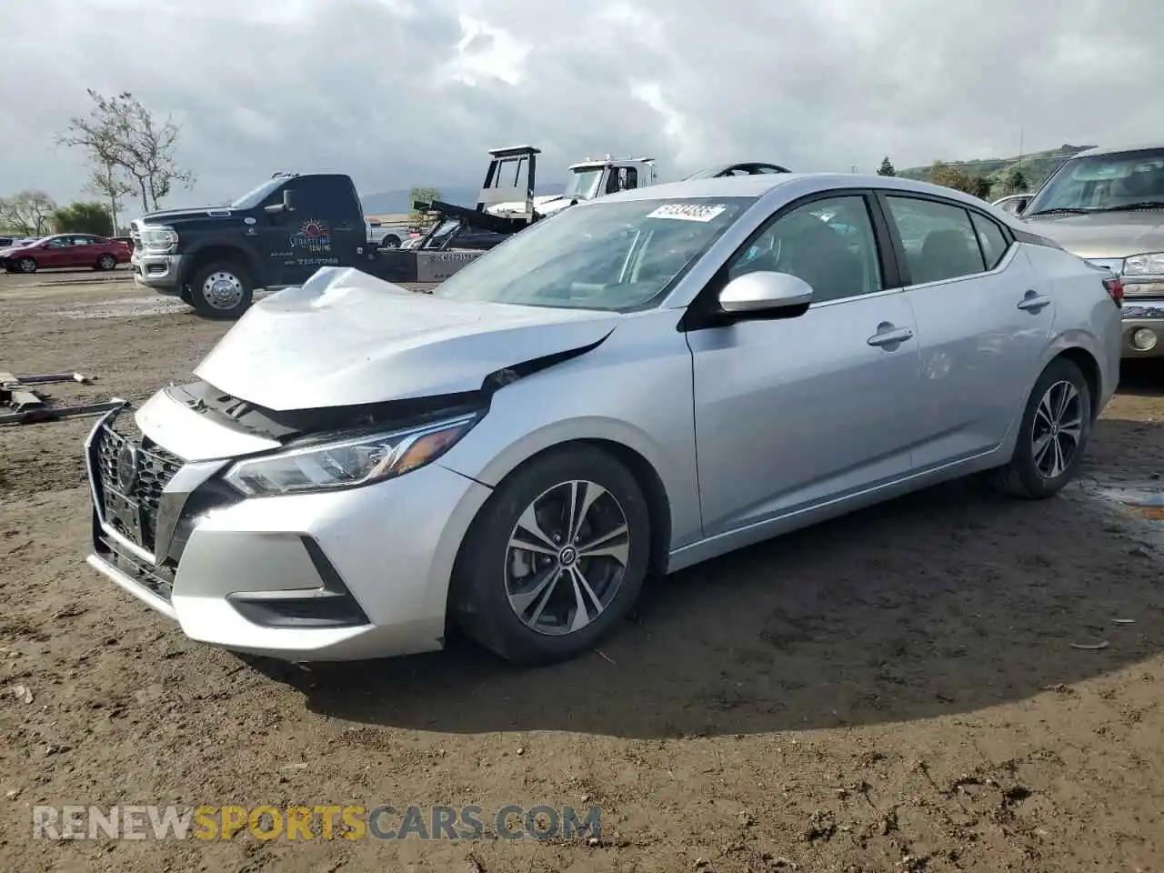 1 Photograph of a damaged car 3N1AB8CV3MY259925 NISSAN SENTRA 2021