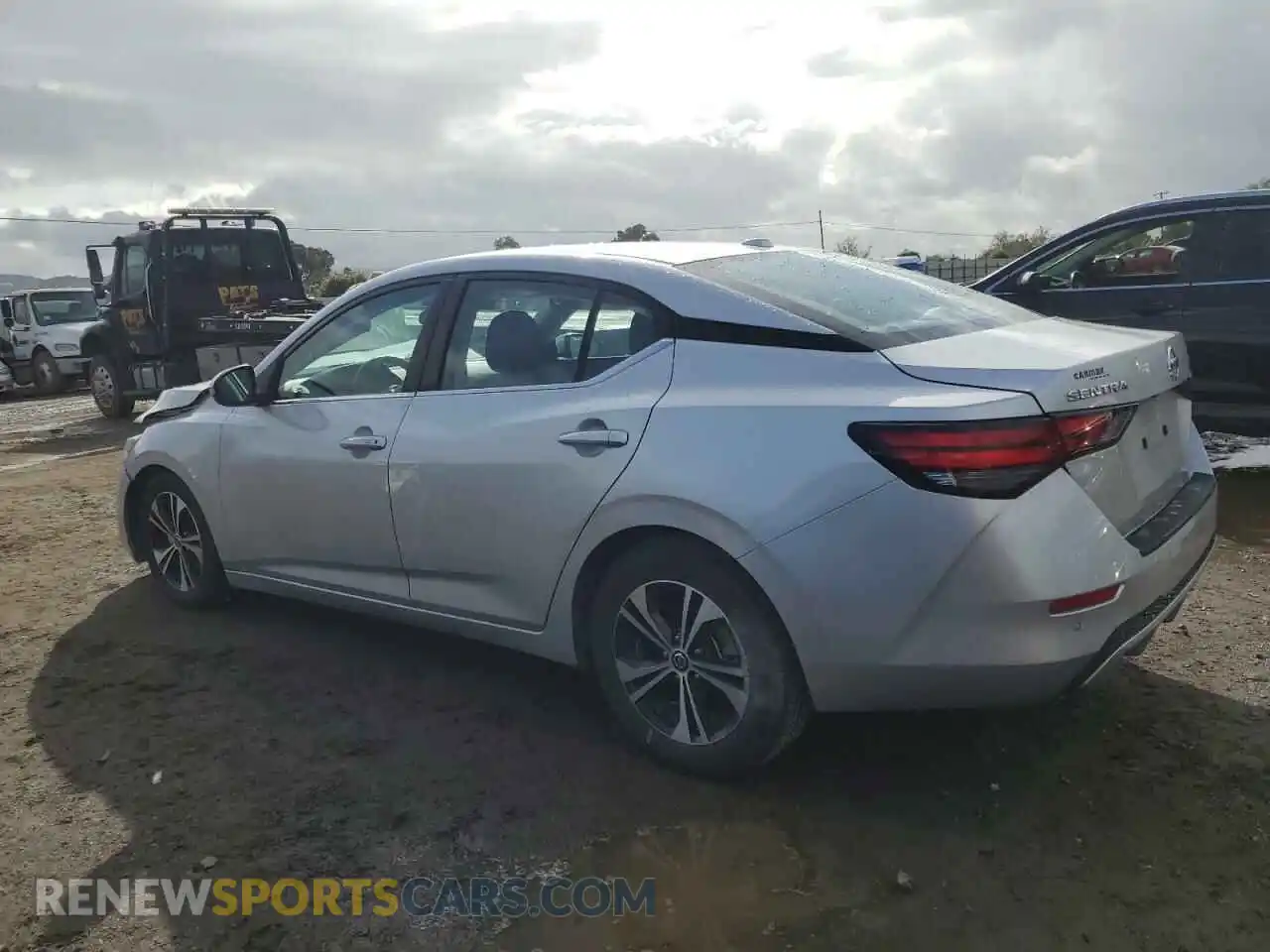 2 Photograph of a damaged car 3N1AB8CV3MY259925 NISSAN SENTRA 2021