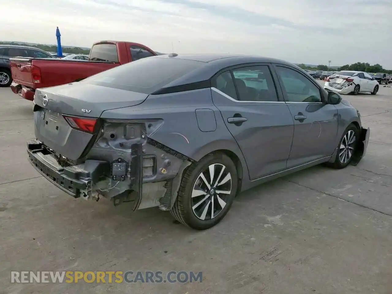 3 Photograph of a damaged car 3N1AB8CV3MY262713 NISSAN SENTRA 2021