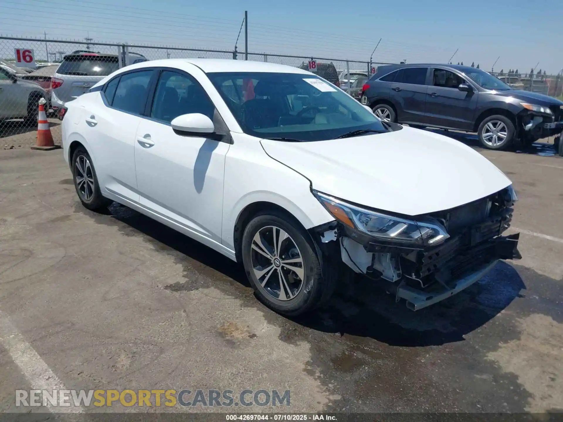 1 Photograph of a damaged car 3N1AB8CV3MY264655 NISSAN SENTRA 2021
